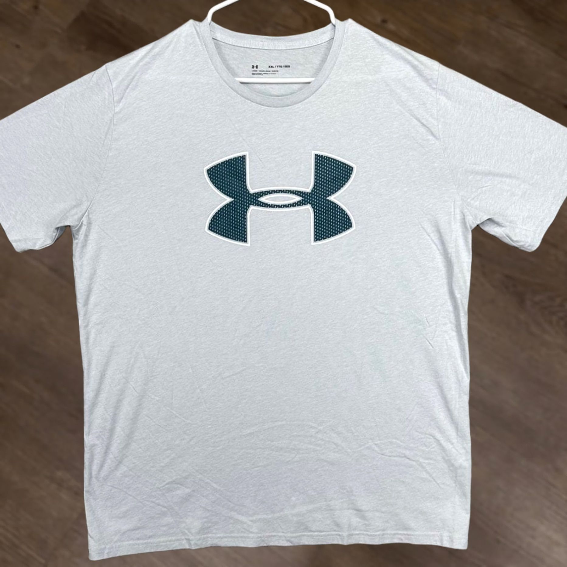 Under Armour Under Armour Loose Mens 2XL T-Shirt Grey Heather Graphic Print Tee Authnetic EUC Size US XXL / EU 58 / 5 - 1 Thumbnail