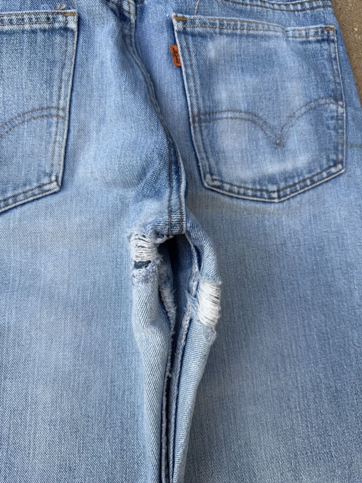 Levi's × Vintage Vtg 70’s Levi’s 646 Orange Tab Bellbottom Flare Jeans 33x30 Size US 33 - 8 Thumbnail