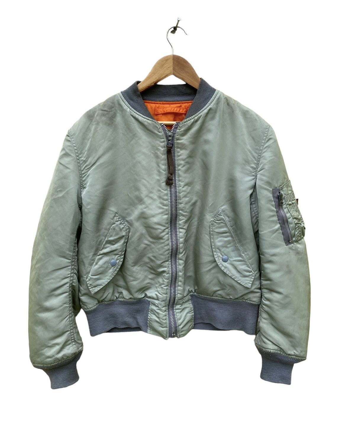 Alpha Industries Vintage ma-1 Alpha industries bomber jacket Size US M / EU 48-50 / 2 - 1 Thumbnail