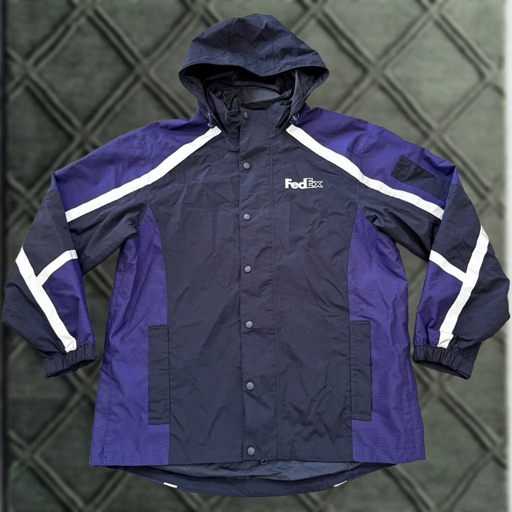 Vintage VF Imagewear Stan Herman Jacket Men's XL Purple Hooded Reflective Rain FD3346 Size US XL / EU 56 / 4 - 1 Thumbnail