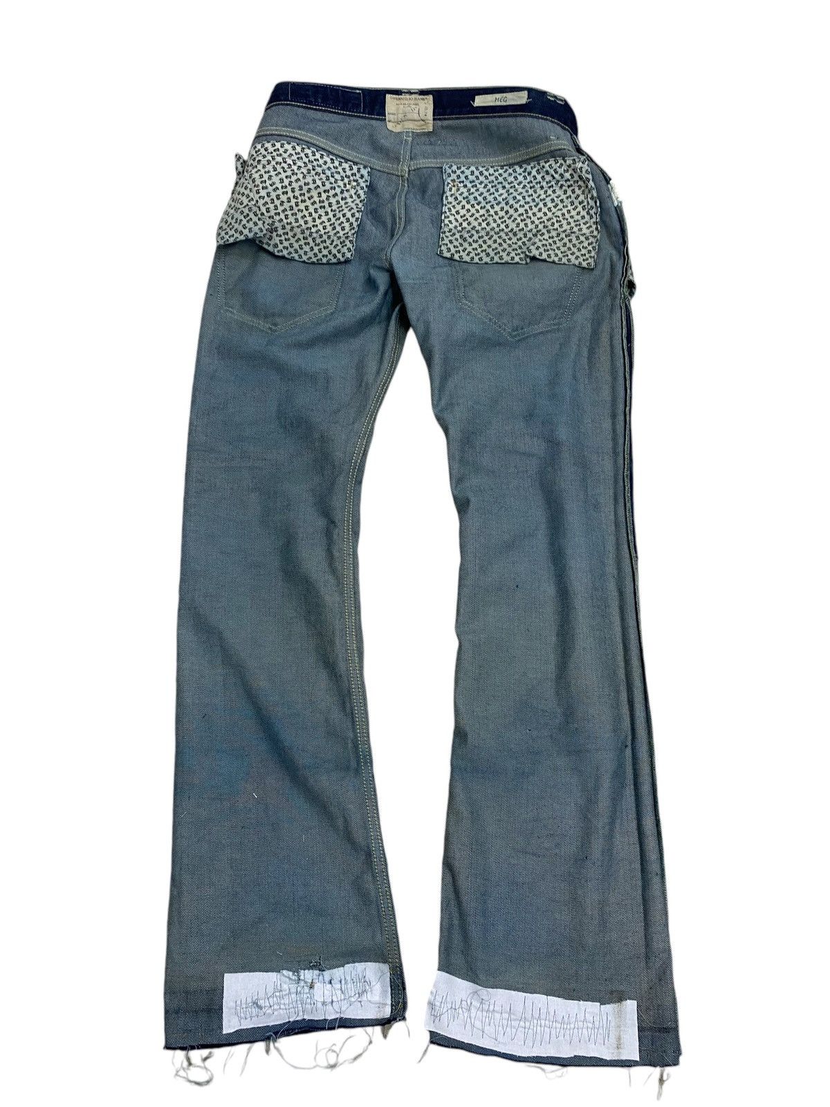 GOSTAR DE FUGA Flare Traveniti Japan Uruboro Distress Stich Denim Patchwork Size US 32 / EU 48 - 20 Thumbnail