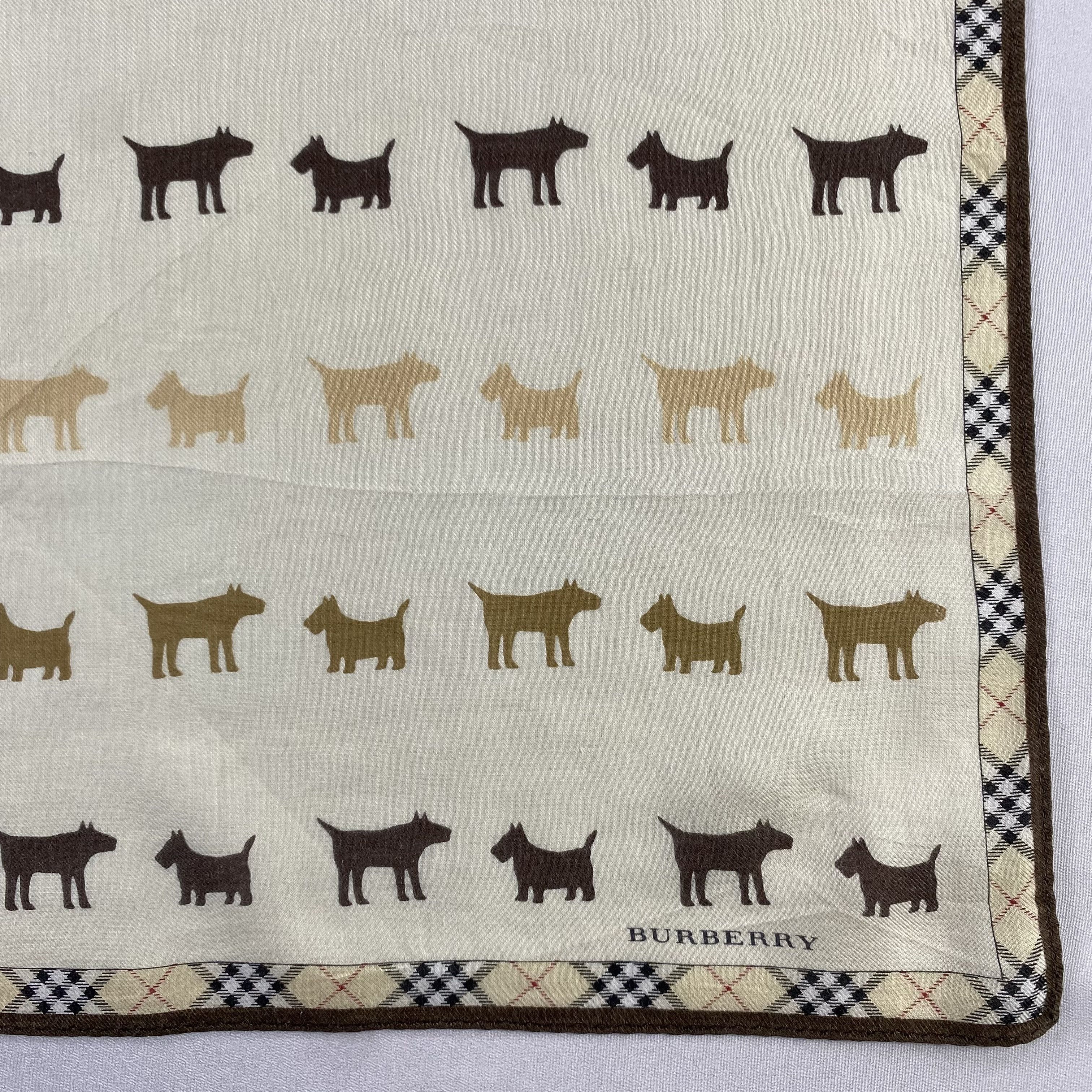 Burberry × Vintage Burberry Handkerchief / Neckerchief / Bandana-P1874 Size ONE SIZE - 3 Thumbnail