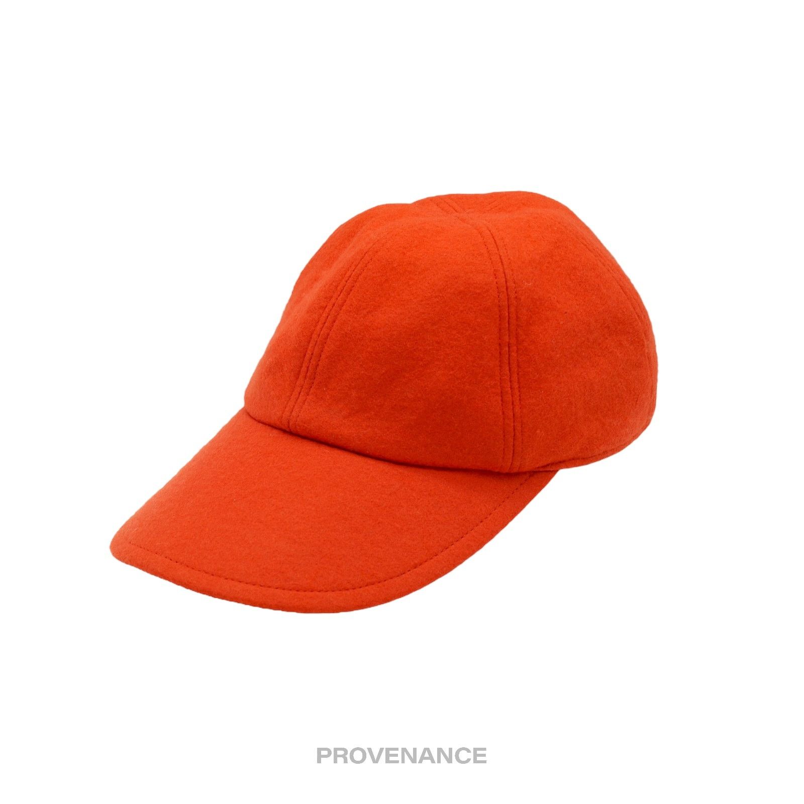 Dior 🔴 Christian Dior CD Wool Blend Cap Hat - Orange Size ONE SIZE - 1 Thumbnail