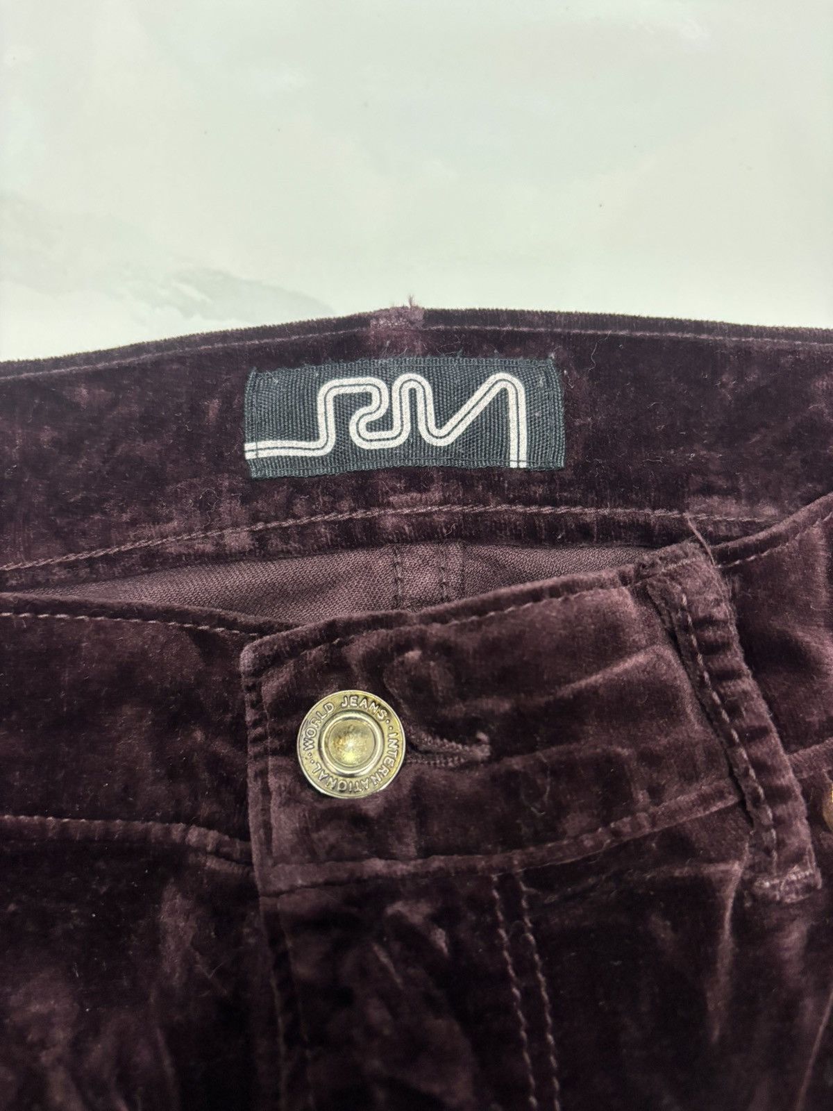 Japanese Brand × Seditionaries RARE🔥RNA INC PUNK ZIPPER VELVET PANTS Size US 33 - 9 Thumbnail