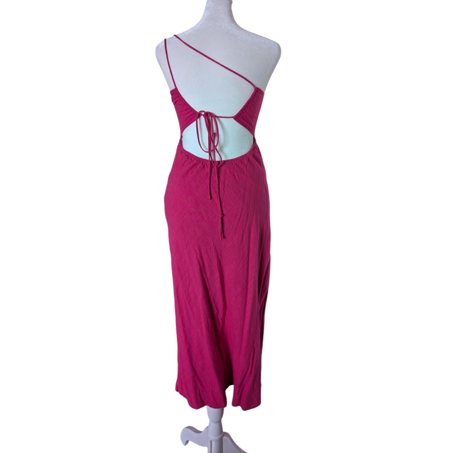 Other Morning Mist Hot Pink Strappy Summer Dress Sz 8 Size M / US 6-8 / IT 42-44 - 2 Thumbnail