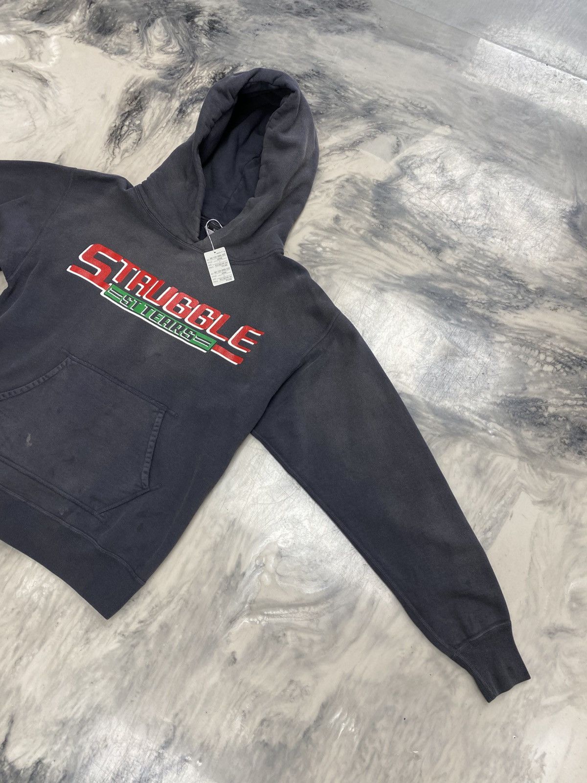 DENIM TEARS × Saint Michael Saint Michael x Denim Tears struggle hoodie black large Size US L / EU 52-54 / 3 - 4 Thumbnail