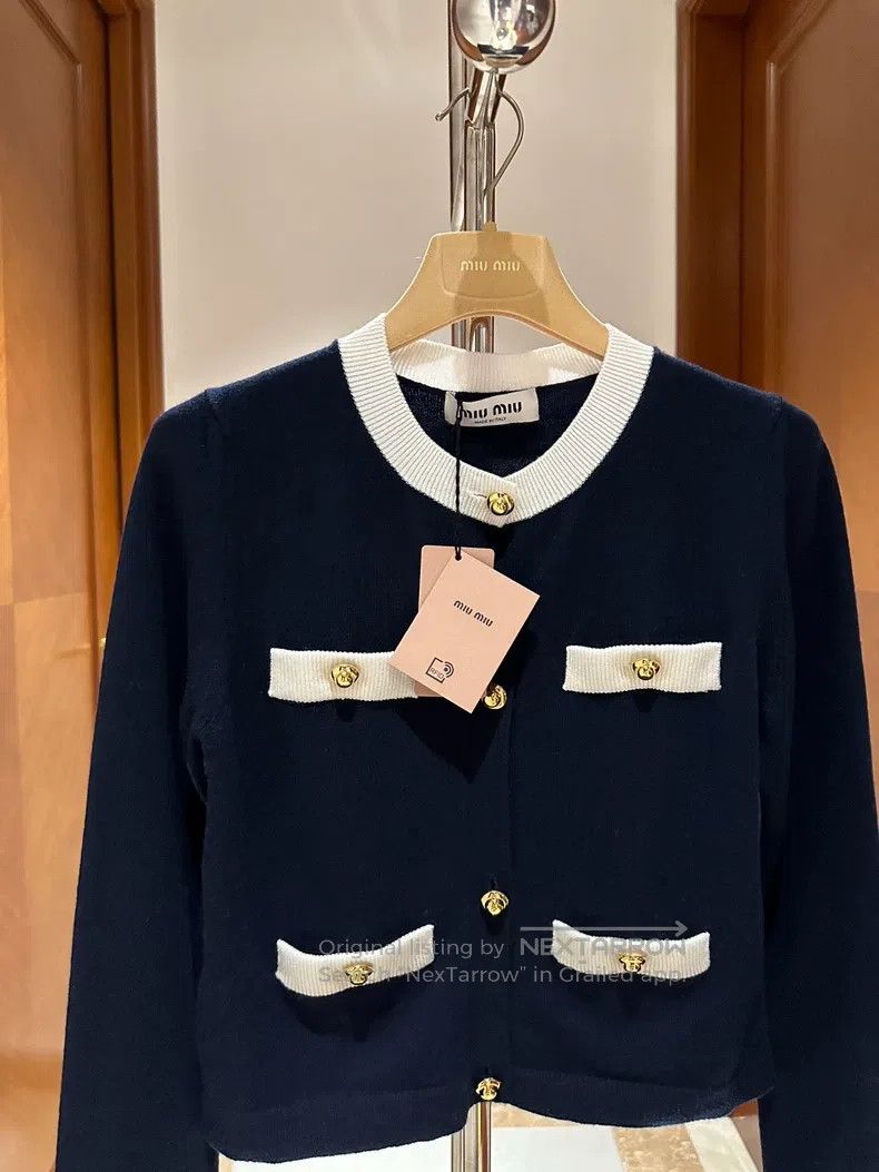 Miu Miu Miu Miu 36 cardigan Size XS / US 0-2 / IT 36-38 - 3 Thumbnail