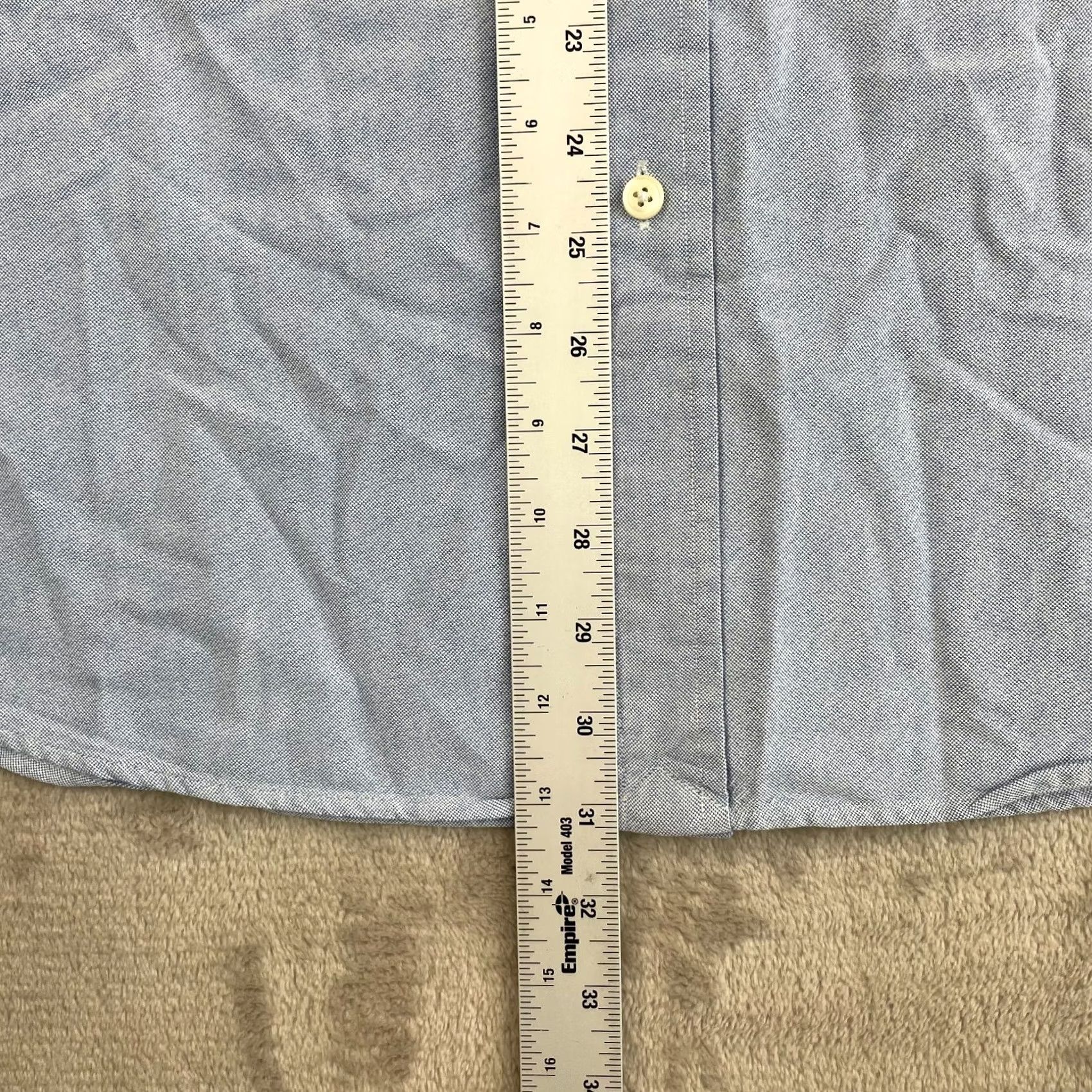 Polo Ralph Lauren Polo Ralph Lauren Oxford Shirt Men XL Blue OCBD Classic Fit Preppy Button-Down Collared Long Sleeve Size US XL / EU 56 / 4 - 7 Thumbnail