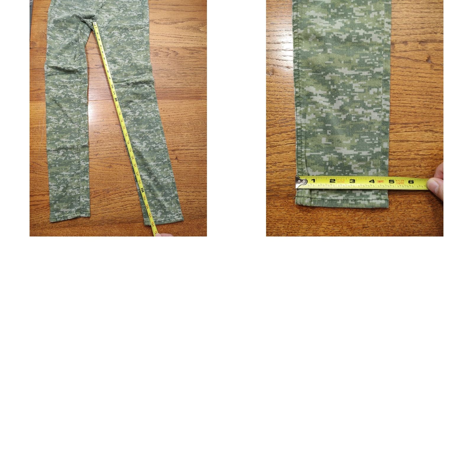 Rag & Bone Rag & Bone Jeans Womens Skinny Low Rise Slim Stretch 5-Pocket Green Camouflage 27 x 28 | Denim Cotton Spandex Tencel USA Vintage N/A Size 27" / US 4 / IT 40 - 9 Thumbnail