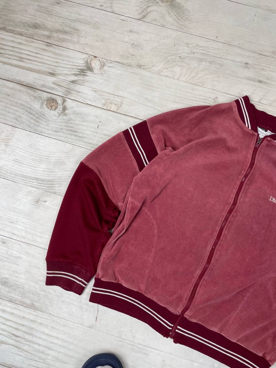 Christian Dior Monsieur Vintage Christian Dior Monsieur Velour Zip Up Jacket 1980s Size US L / EU 52-54 / 3 - 6 Thumbnail