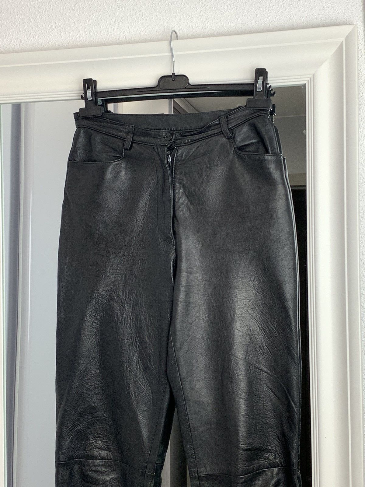Calvin Klein Vintage Calvin Klein Jeans Leather Trousers Pants Opium Y2K Size 32" / US 10 / IT 46 - 3 Thumbnail