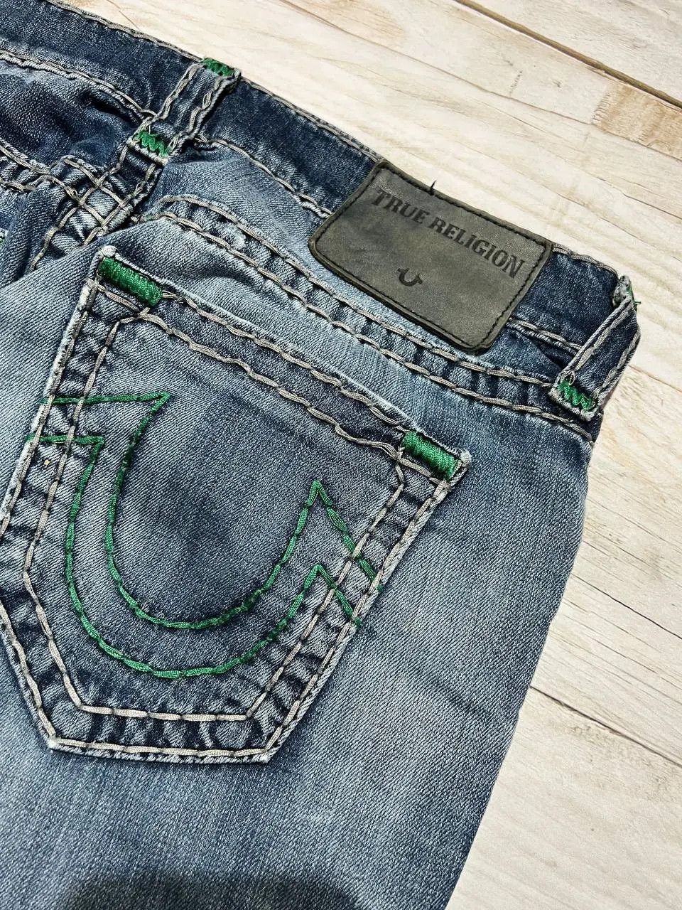 True Religion Vintage True Religion Geno Relaxed Slim Denim Jeans Y2K Size US 33 - 3 Thumbnail