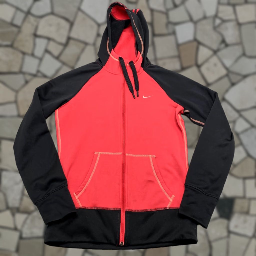 Nike Nike Jacket Womens S Red Just Do It Hoodie Sweatshirt Fleece Athletic Zip Pullover Logo Pockets Regular Fit Casual Outdoor 90s? Size S / US 4 / IT 40 - 1 Thumbnail