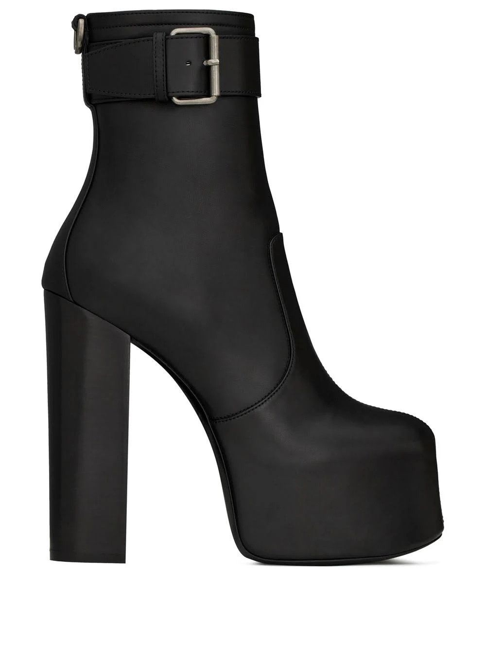 image of Saint Laurent Paris Oc11Z10524 Mina Ankle Boots In Black, Women's (Size 6)