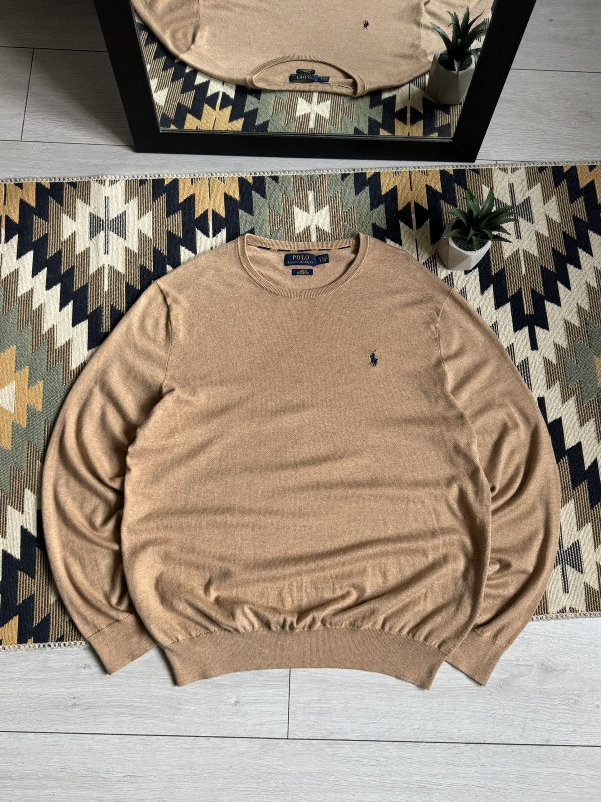 Polo Ralph Lauren Vintage Polo Ralph Lauren Prima Cotton Sweater Size US L / EU 52-54 / 3 - 1 Thumbnail