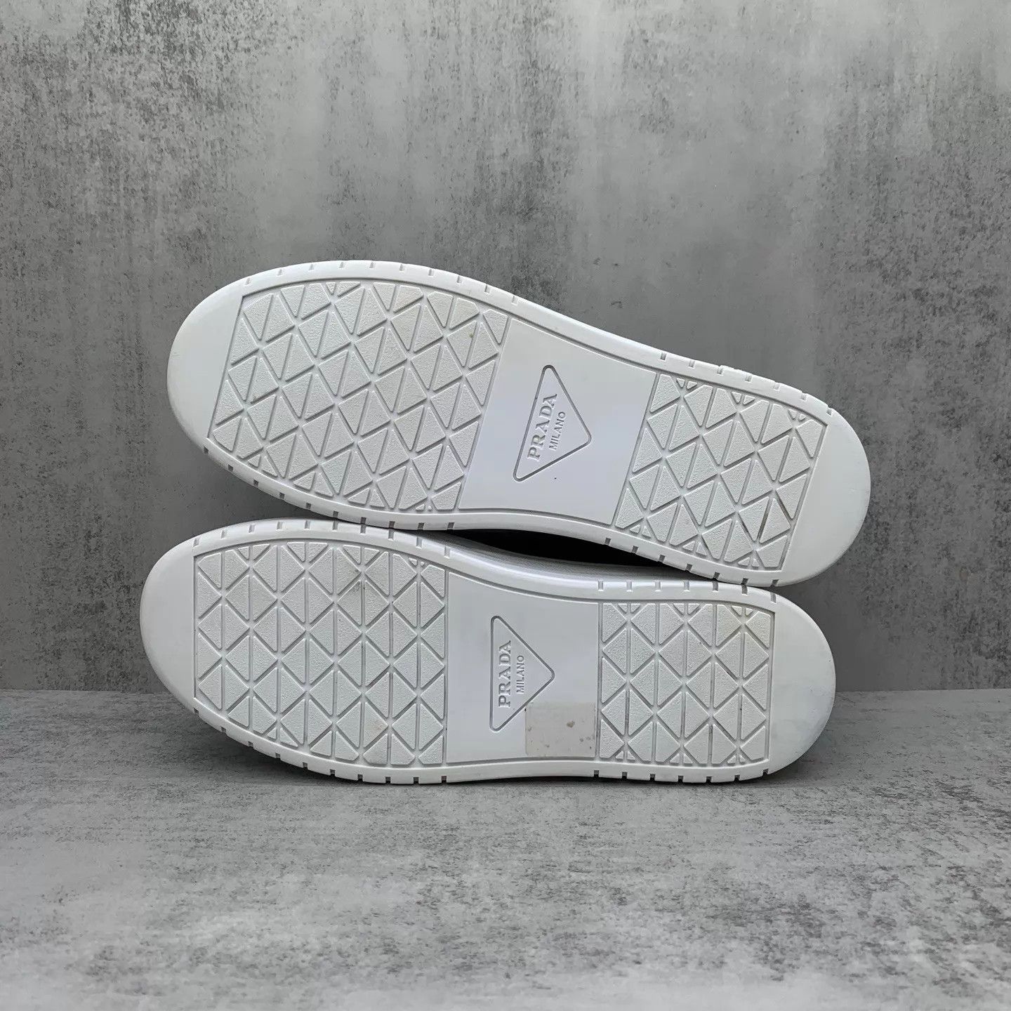 Prada Prada Black Tri Logo Sneaker Women's 36.5 95 New Size US 5.5 / IT 35.5 - 7 Thumbnail