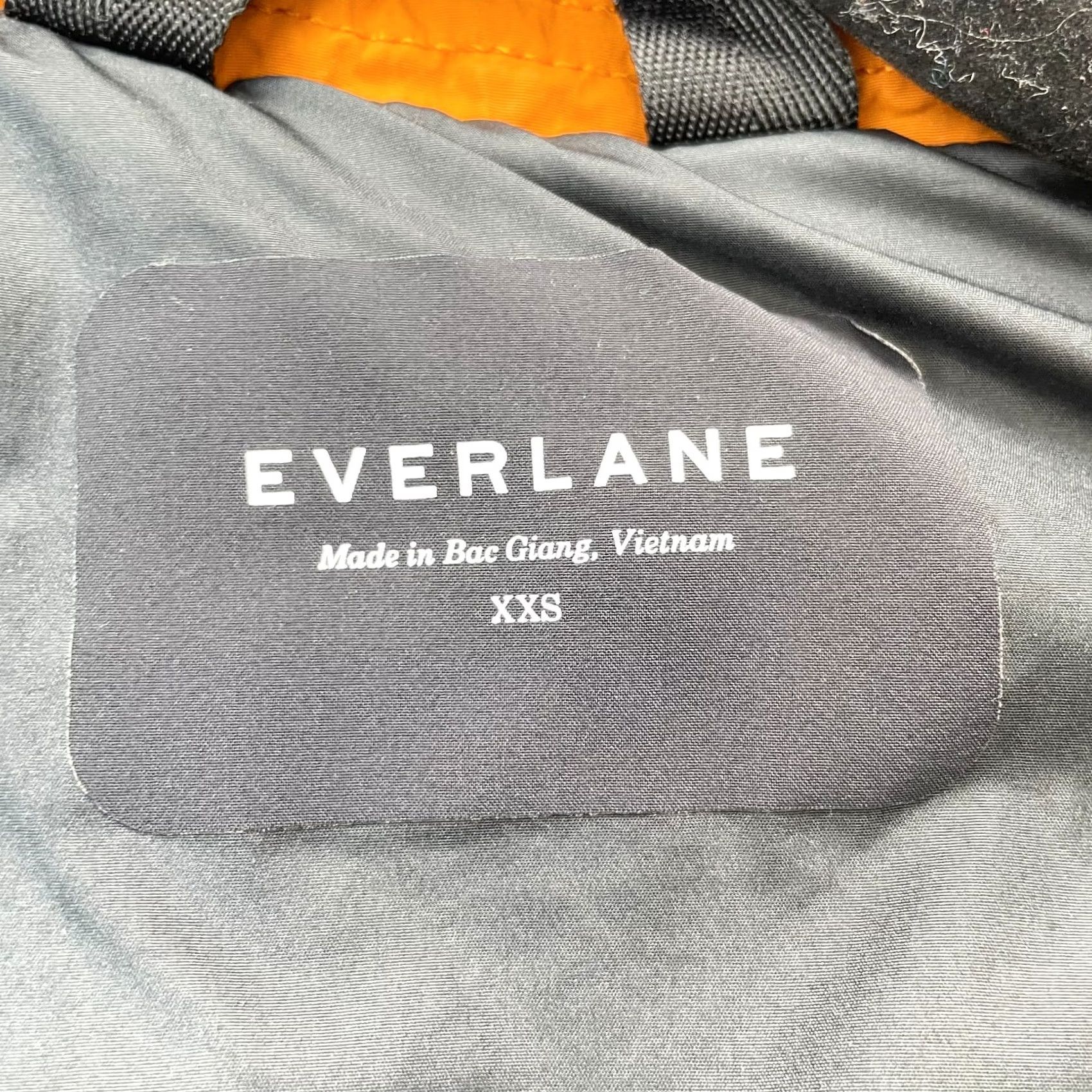 Everlane Everlane Vest Mens XXS Orange Nylon Puffer Full Zip Insulated Coat Jacket Short Stand-Up Collar Size US XXS / EU 40 - 6 Thumbnail