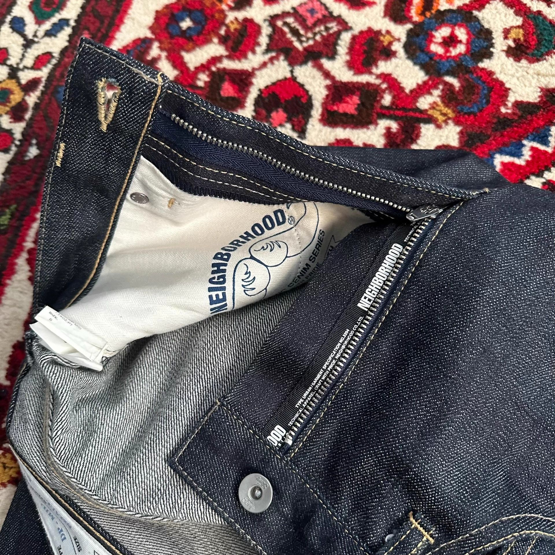 Neighborhood Neighborhood 12aw dp mid s raw denim jeans Size US 28 / EU 44 - 7 Thumbnail