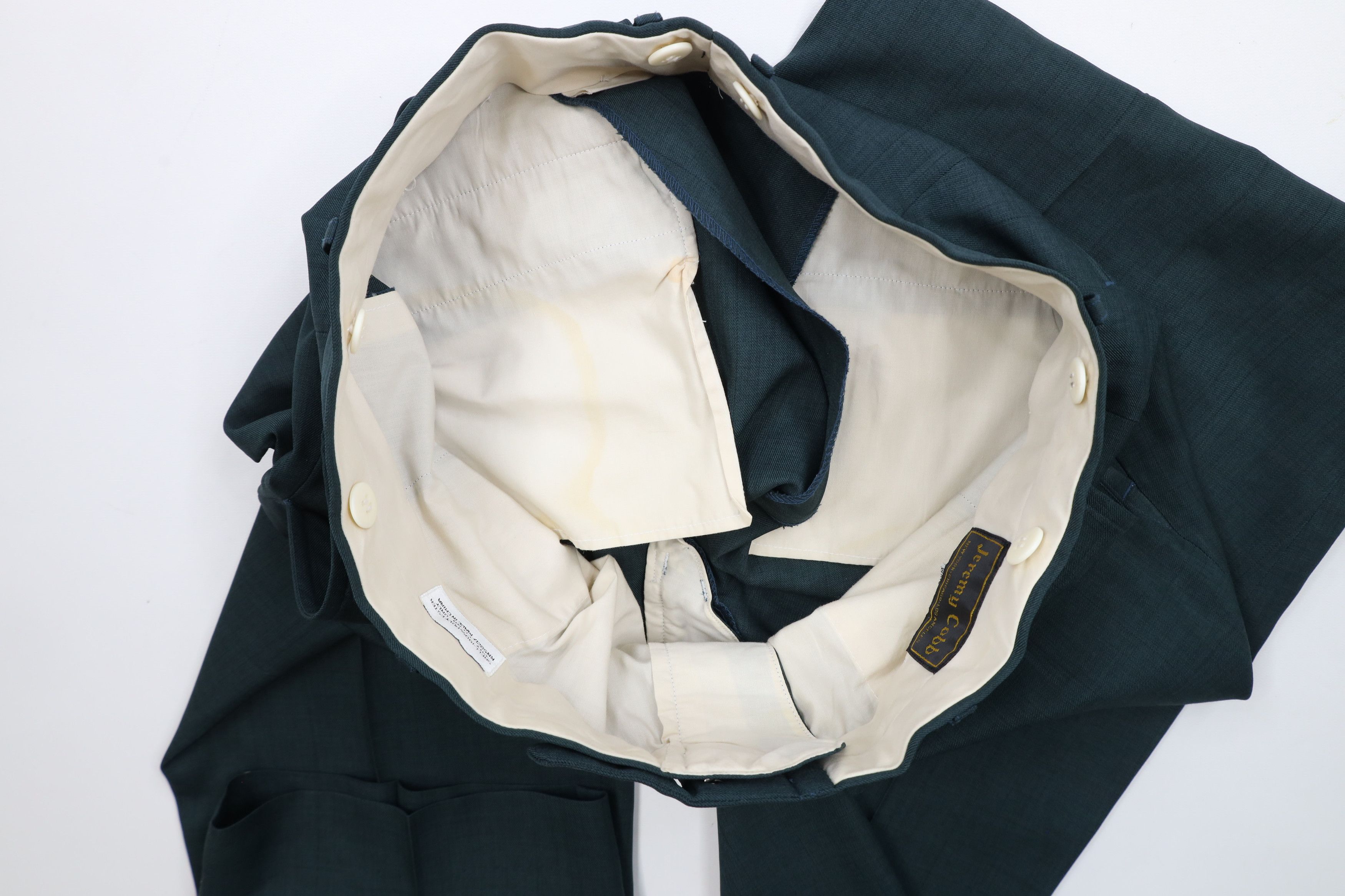 Vintage Vintage 90s Streetwear Wide Leg Chino Pants Heather Green Size US 34 / EU 50 - 9 Thumbnail