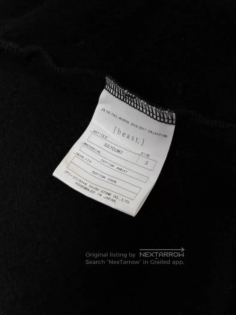 Julius Julius Asymmetrical deconstruction of the wizard hat sweat Size US L / EU 52-54 / 3 - 8 Thumbnail