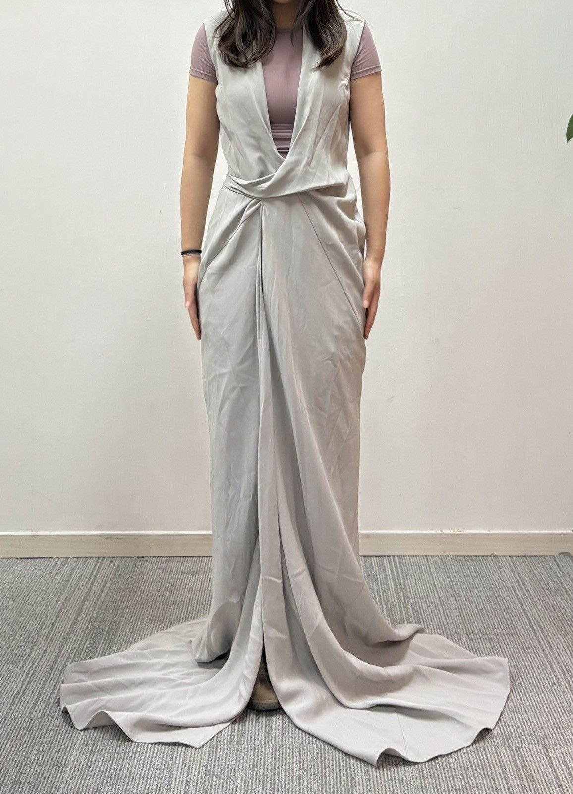 Rick Owens 23aw pearl sleeveless long wrap gown Size M / US 6-8 / IT 42-44 - 1 Thumbnail