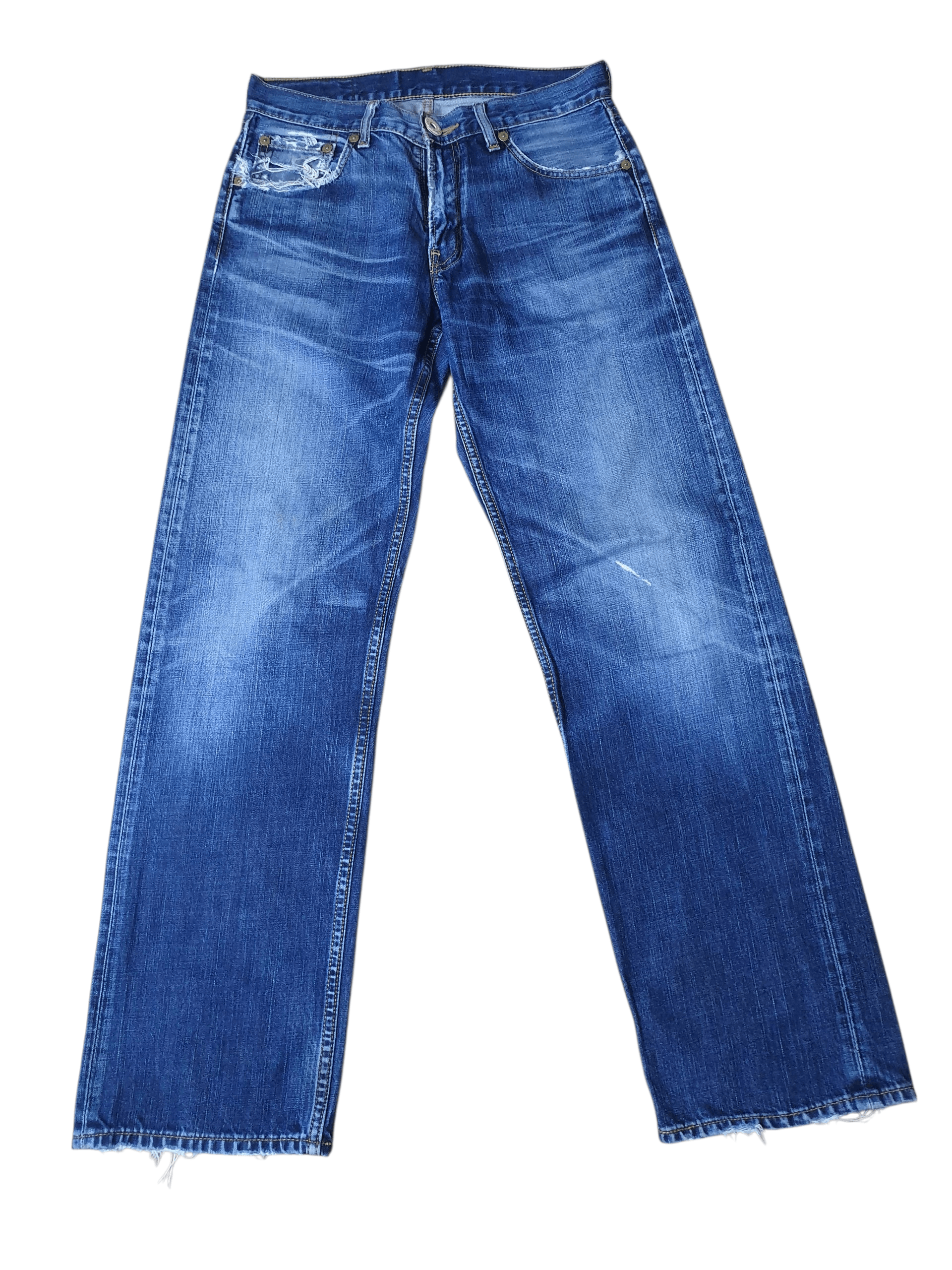 Levi's Levi's 503 vintage style blue distressed denim jeans Size US 31 - 1 Thumbnail