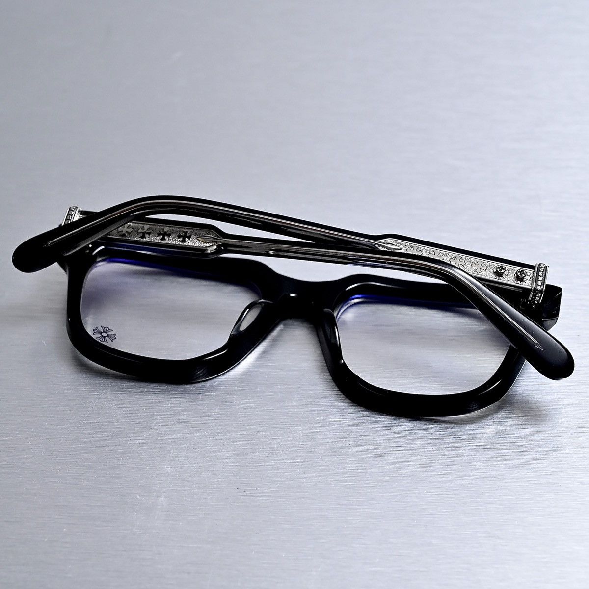 Chrome Hearts CHROME HEARTS AMBIDIXTROUS BLACK GLASSES Size ONE SIZE - 10 Thumbnail