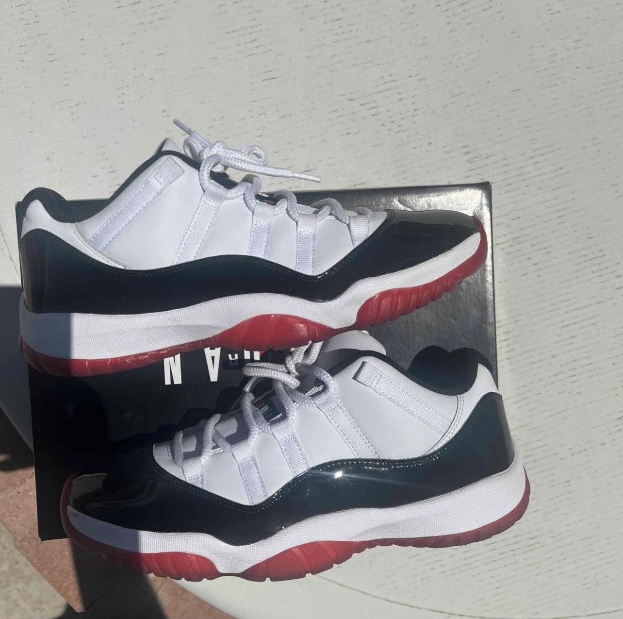 Jordan Brand Air Jordan 11 low concord bred Size US 11 / EU 44 - 1 Thumbnail