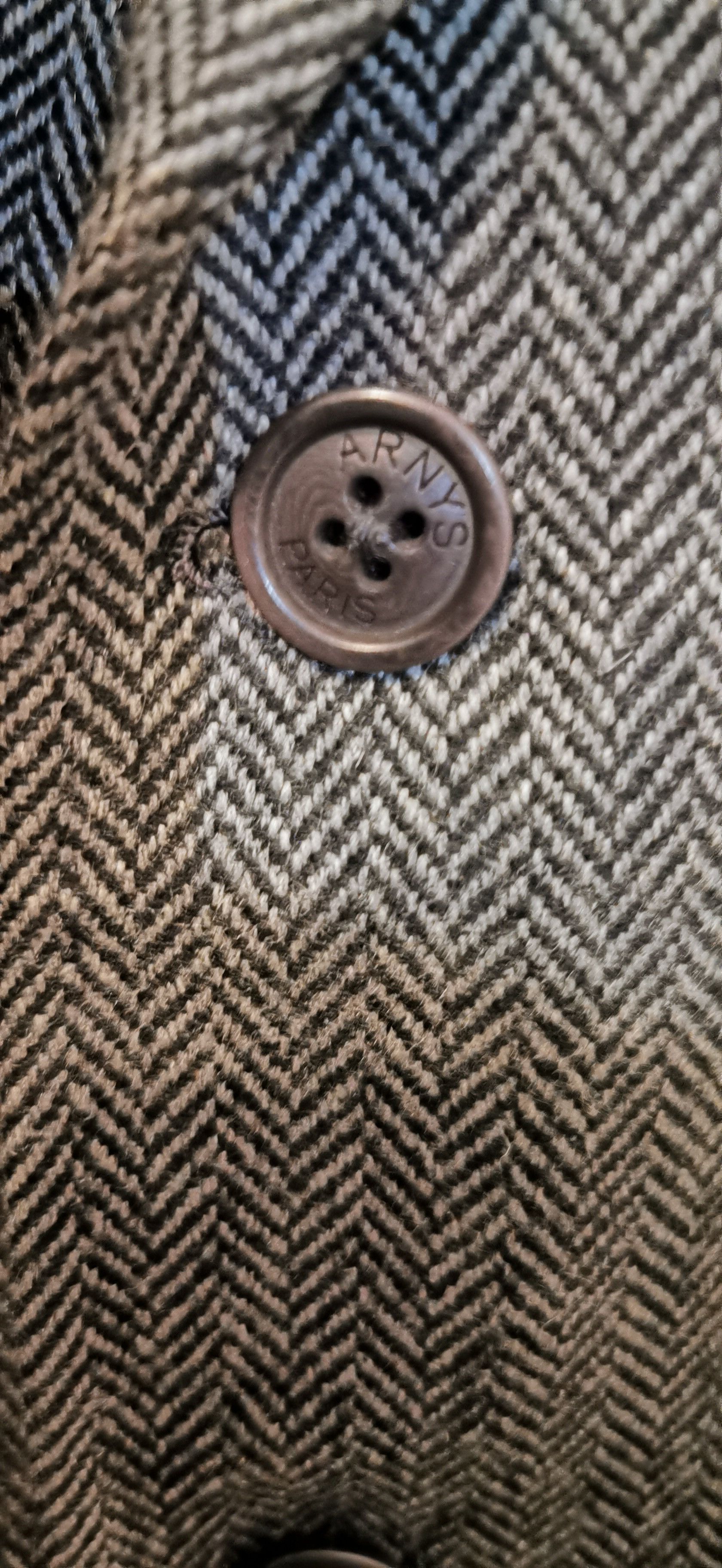Other Arnys 100% cashmere herringbone jacket Size 48R - 2 Thumbnail