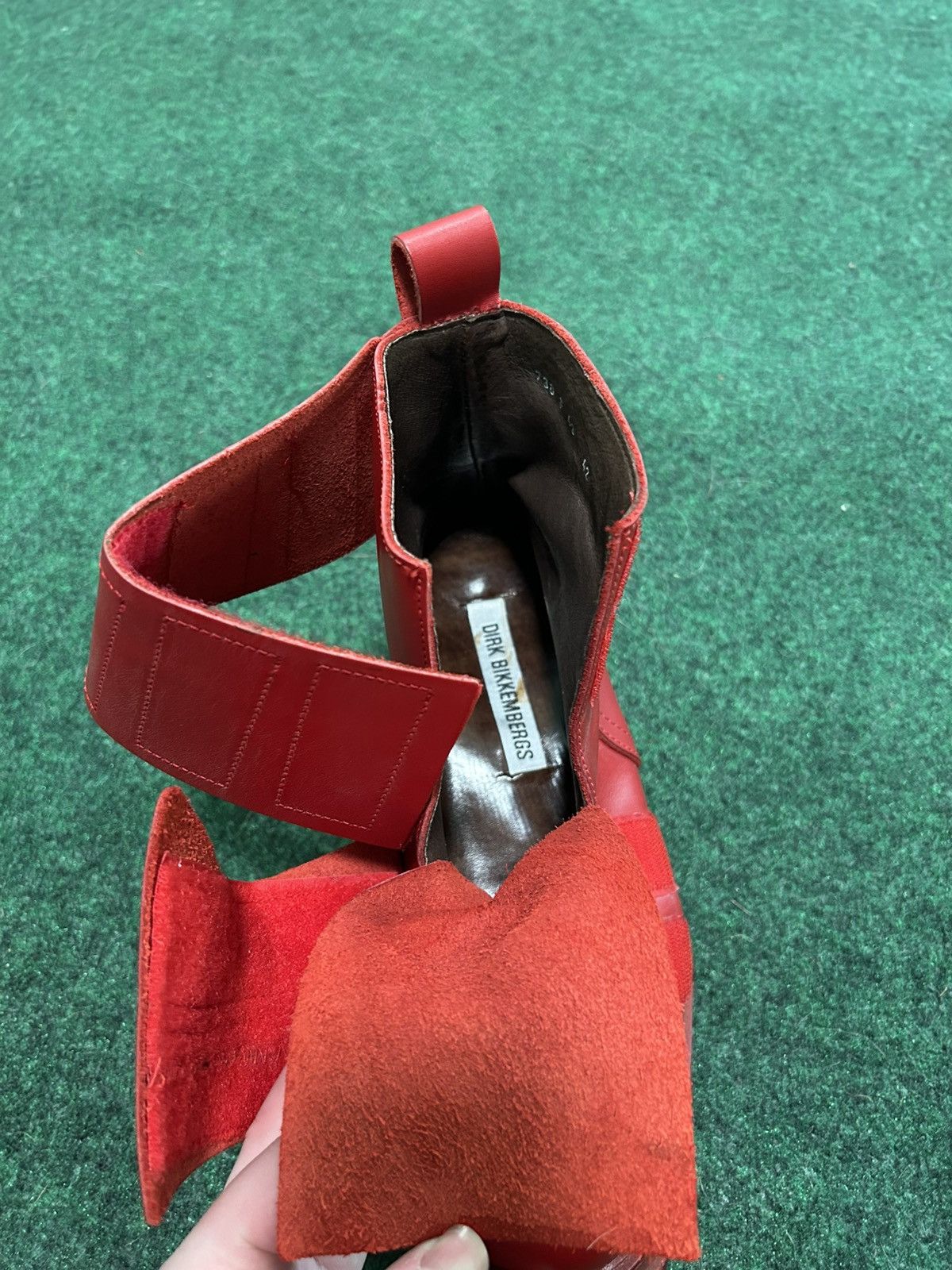 Dirk Bikkembergs × Vintage AW96 Dirk Bikkembergs Red Strap Boots Size US 8.5 / EU 41-42 - 9 Thumbnail