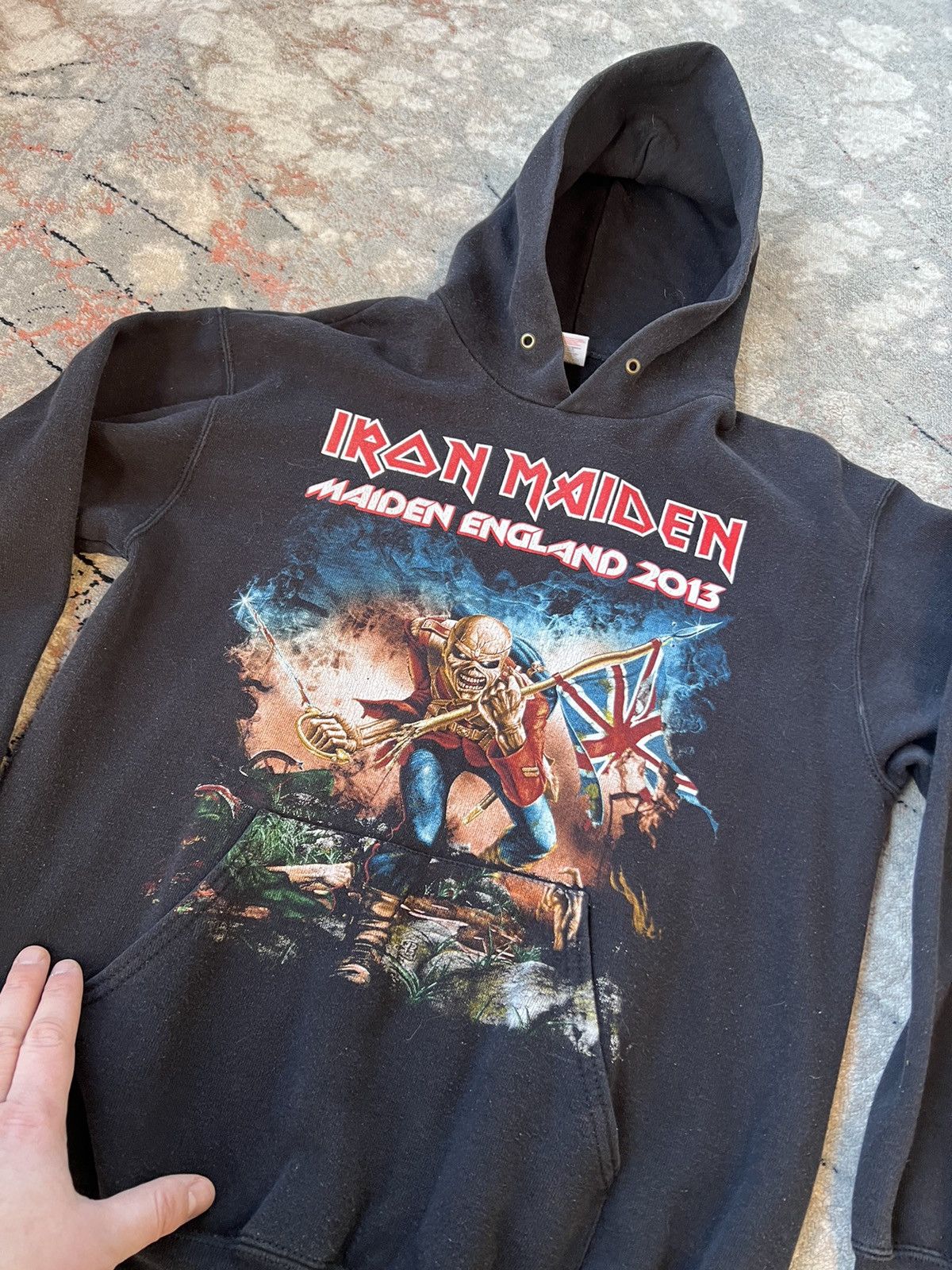 Band Tees × Iron Maiden Iron Maiden England 2013 Hoodie Size US S / EU 44-46 / 1 - 2 Thumbnail