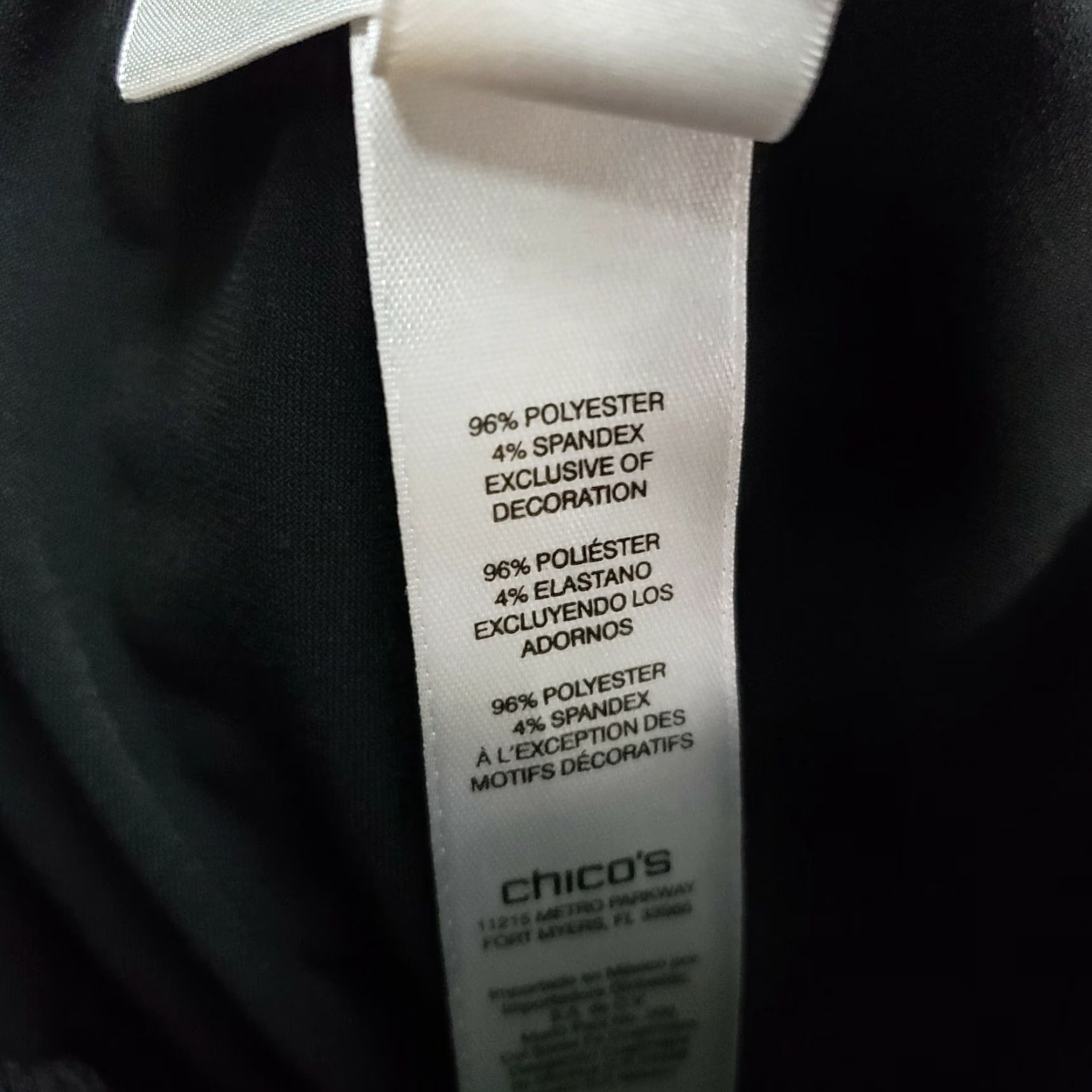 Vintage Chico's Womens Pants Pull On Ankle Sz 4 Black Pockets High Rise Inseam 26.5 Size 27" / US 4 / IT 40 - 6 Thumbnail