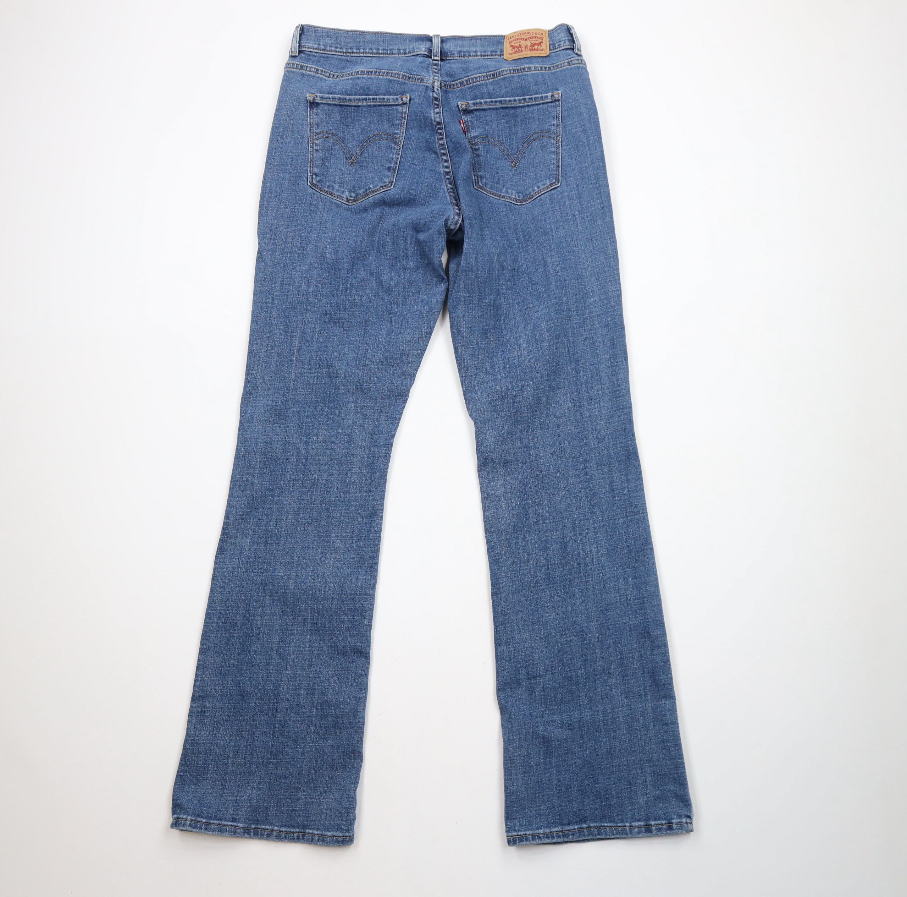 Levi's × Vintage Vintage Y2K Levis Flared Classic Boot Cut Denim Jeans Size 30" / US 8 / IT 44 - 10 Thumbnail