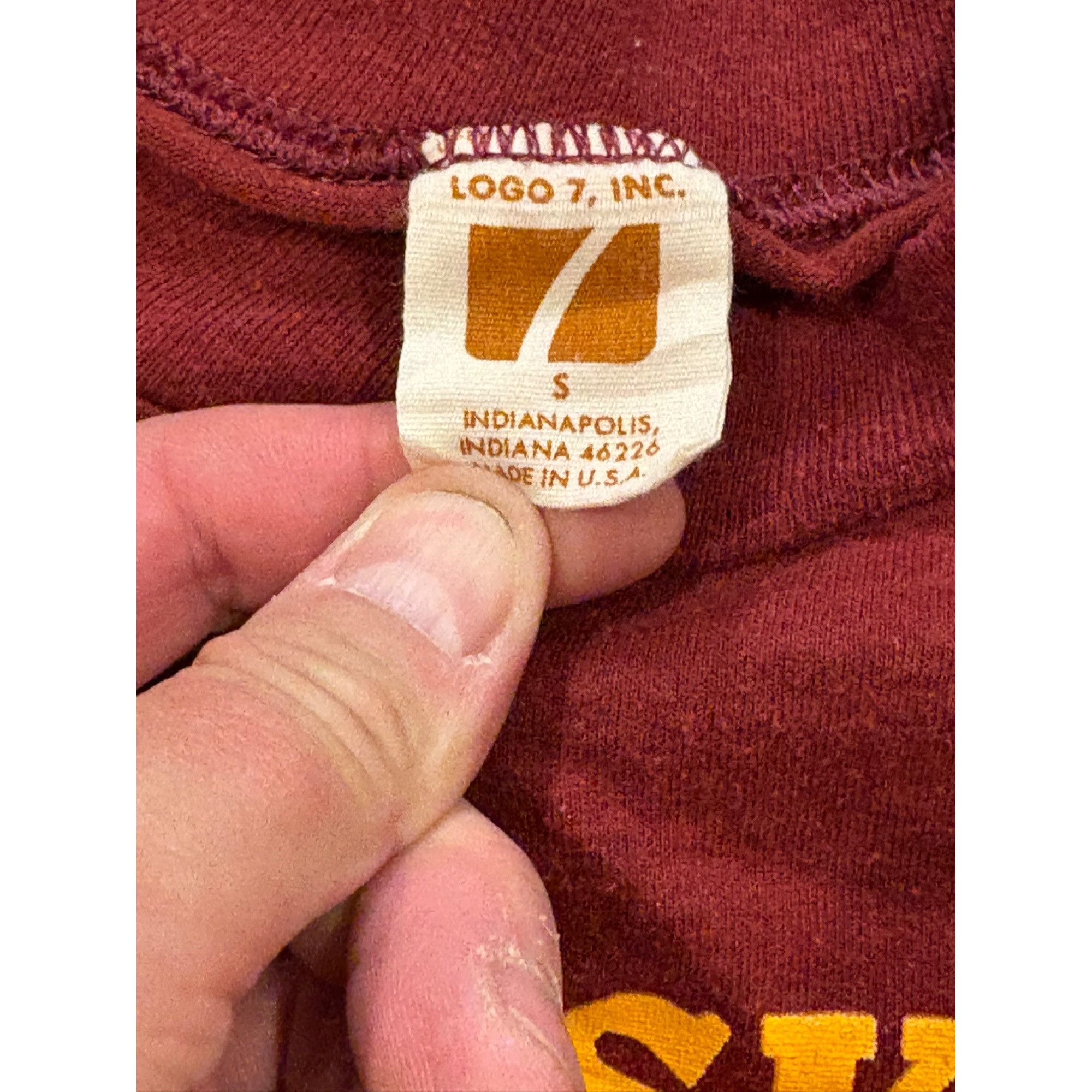 Logo 7 Vintage 1980's Washington Redskins Logo 7 Single Stitch T-Sh Size S / US 4 / IT 40 - 7 Thumbnail
