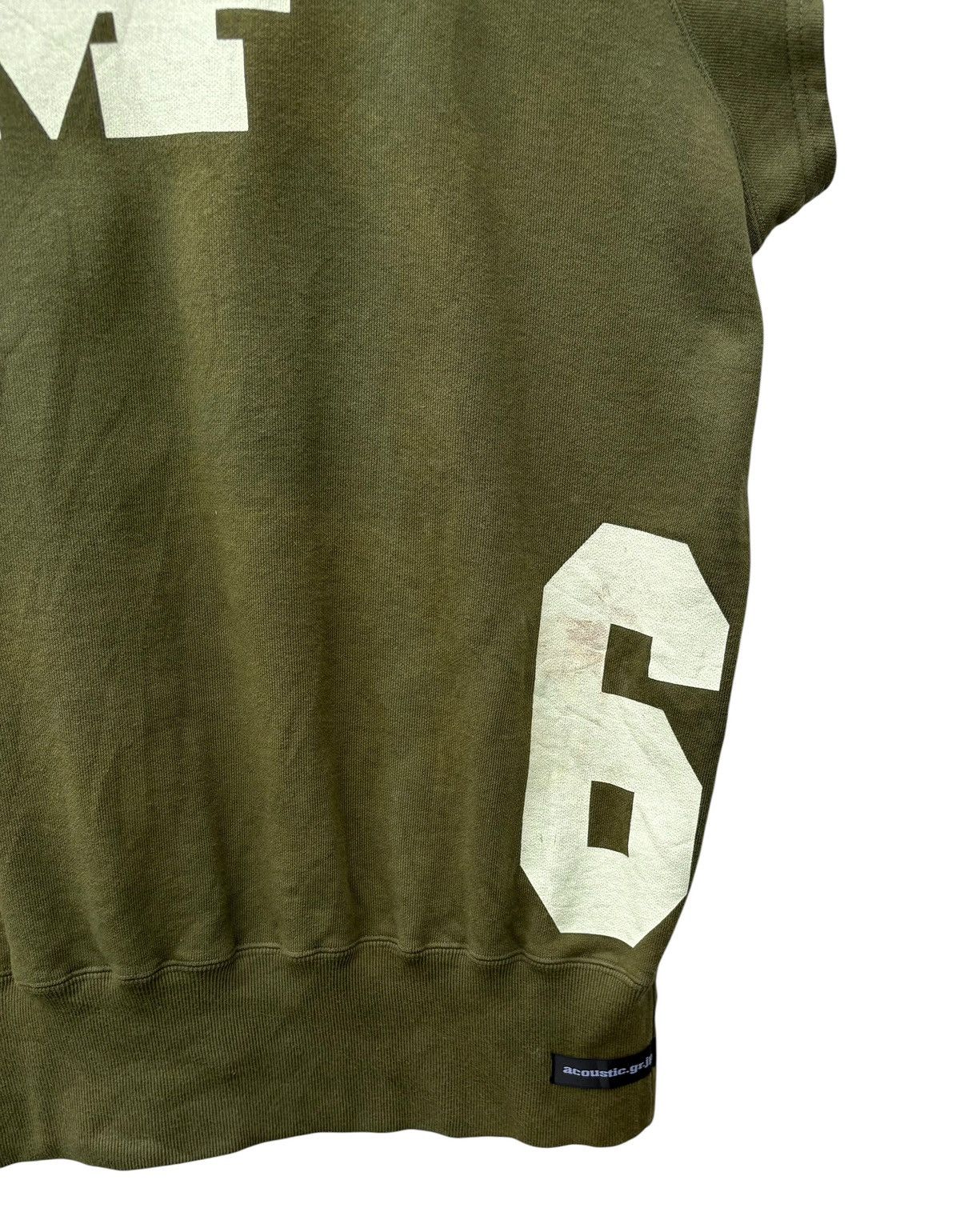 Japanese Brand Acoustic Japan Sleeveless Machine Gun Logo Faded Sweatshirt Size US L / EU 52-54 / 3 - 10 Thumbnail
