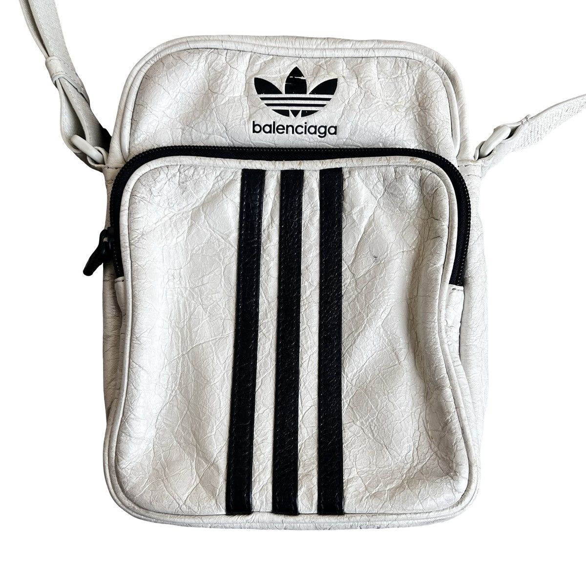 Adidas × Balenciaga BALENCIAGA ADIDAS 2023SS SMALL MESSENGER BAG LAMBSKIN Size ONE SIZE - 1 Thumbnail