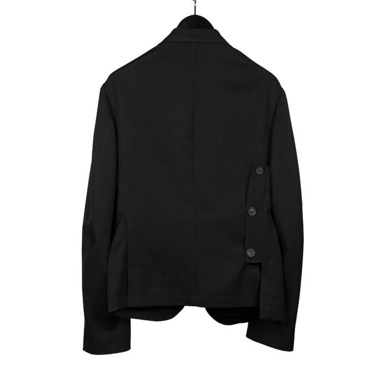 Yohji Yamamoto Yohji Yamamoto Pour Homme - Double Front end round curve JKT Size US M / EU 48-50 / 2 - 3 Thumbnail