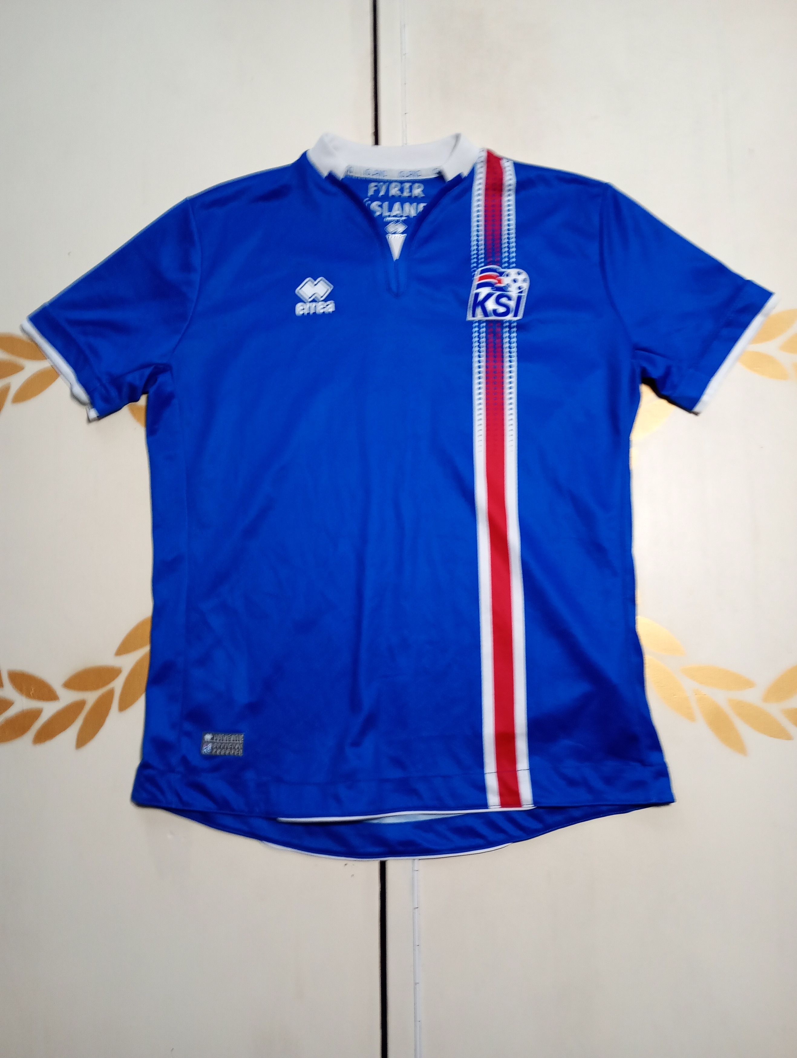 Errea Errea Fyrir Island KSI Jersey 2016-2018 Size US XS / EU 42 / 0 - 1 Thumbnail