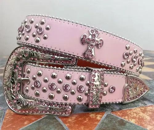 Other Belts Cross Rhinestone Belts Size ONE SIZE - 1 Thumbnail