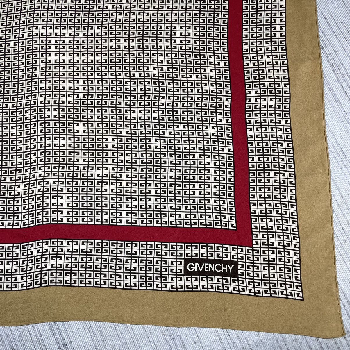 Givenchy Vintage Givenchy Monogram Silk Scarf Size ONE SIZE - 3 Thumbnail