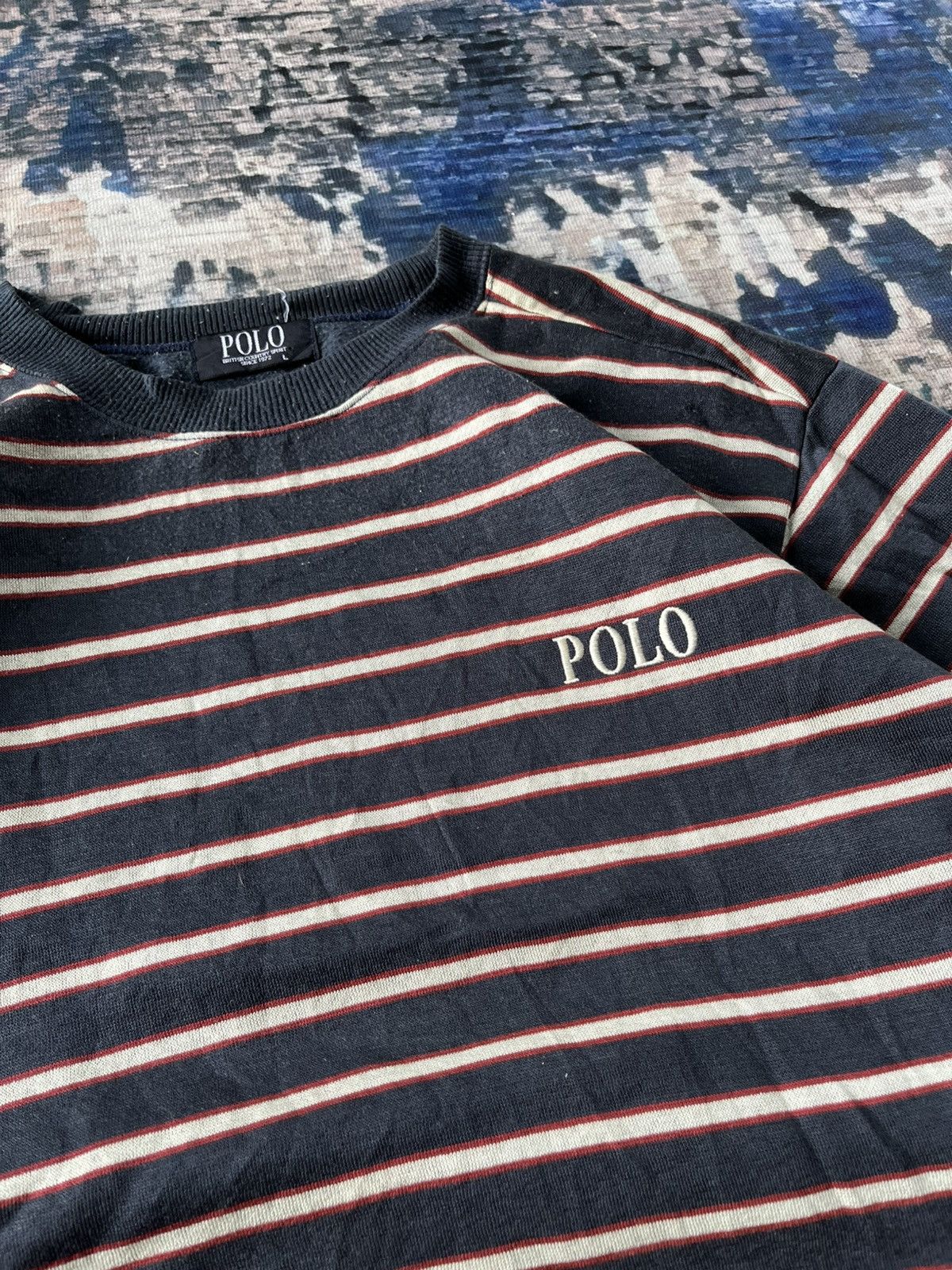 🔥Polo British Country Spirit Stripe Sweetshirts