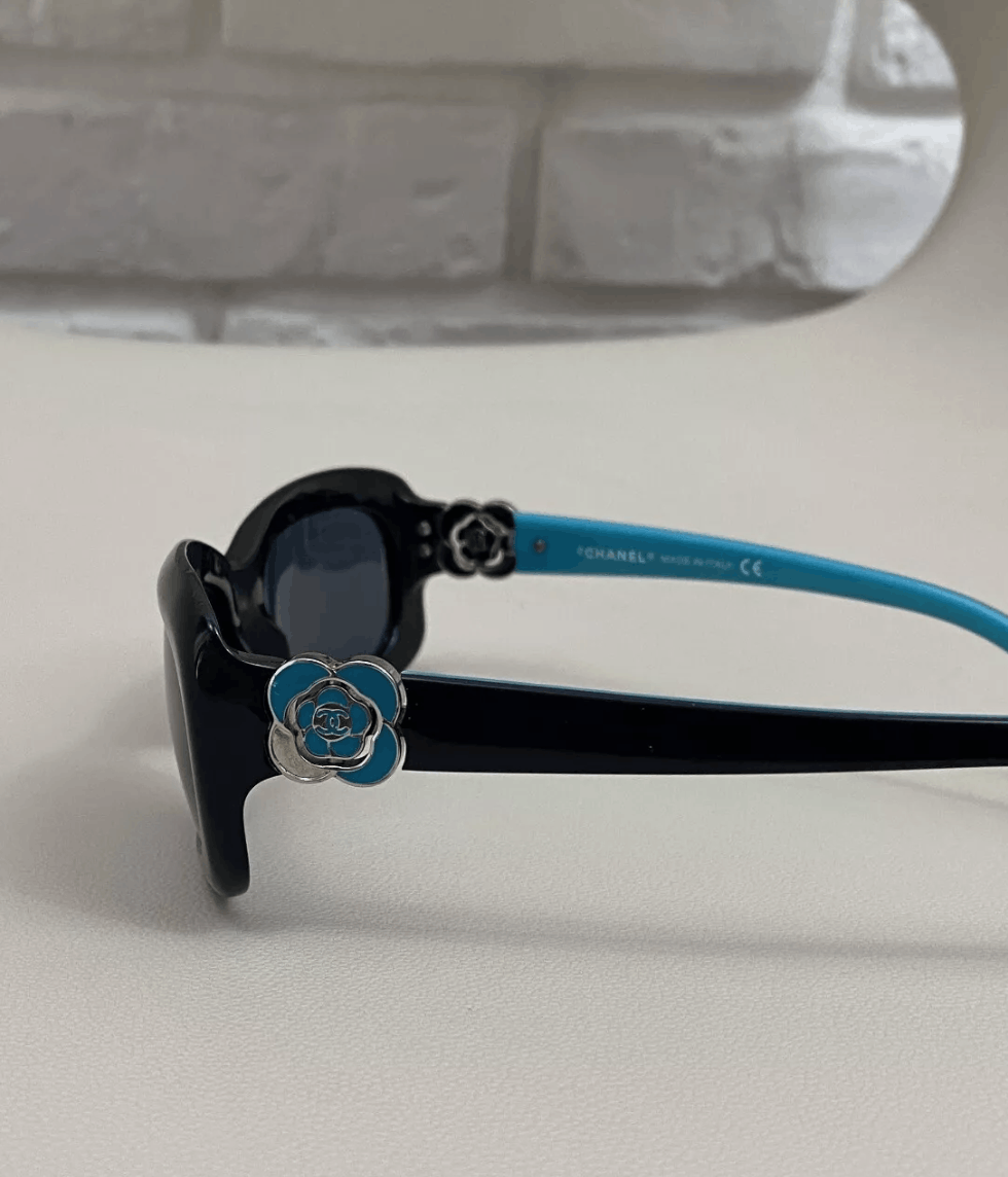 Chanel Chanel Sunglasses 5127 Rhinestone Logo Rimless Vintage Size ONE SIZE - 3 Thumbnail