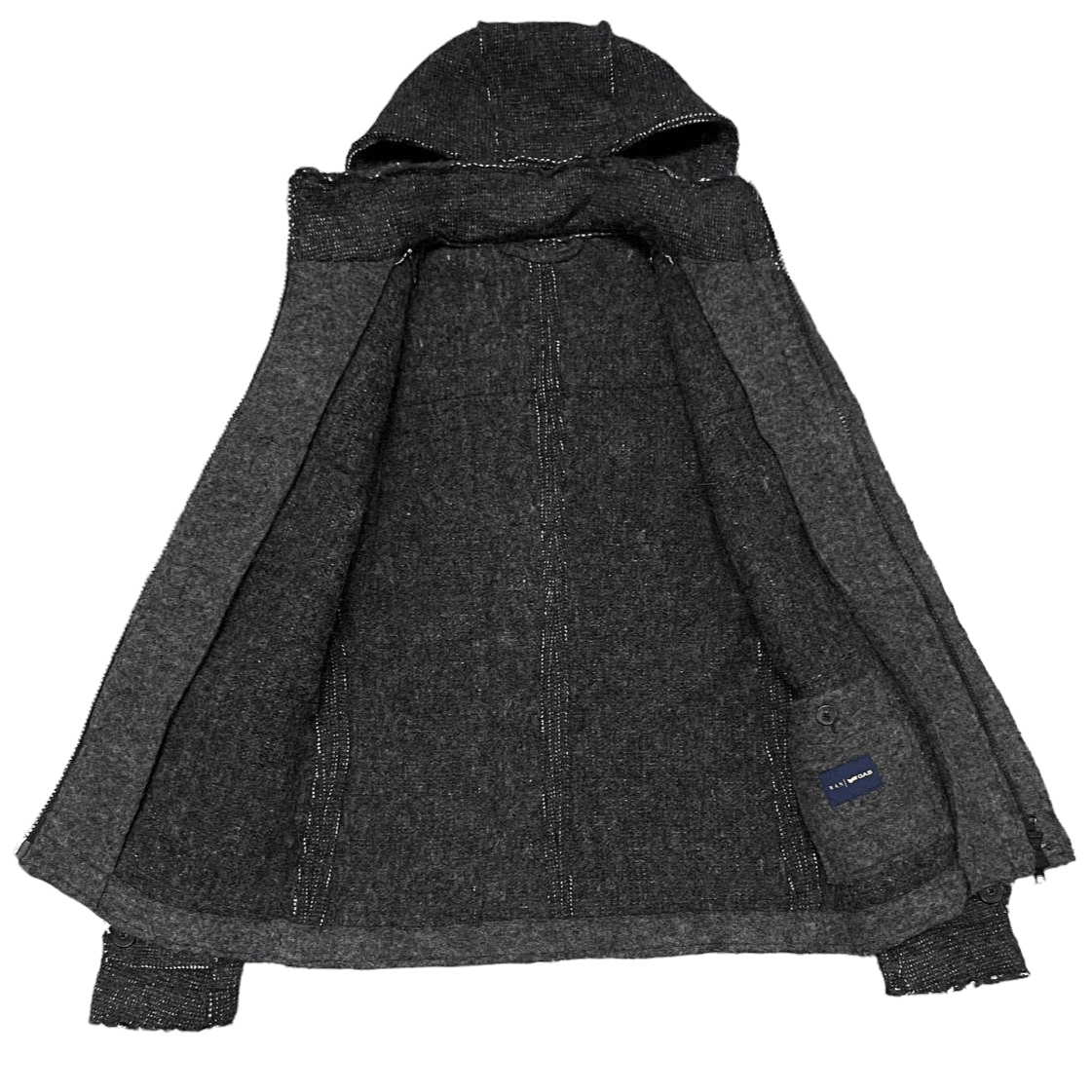 GAS Vintage Gas Wool Hooded Coat Gray Size US S / EU 44-46 / 1 - 8 Thumbnail