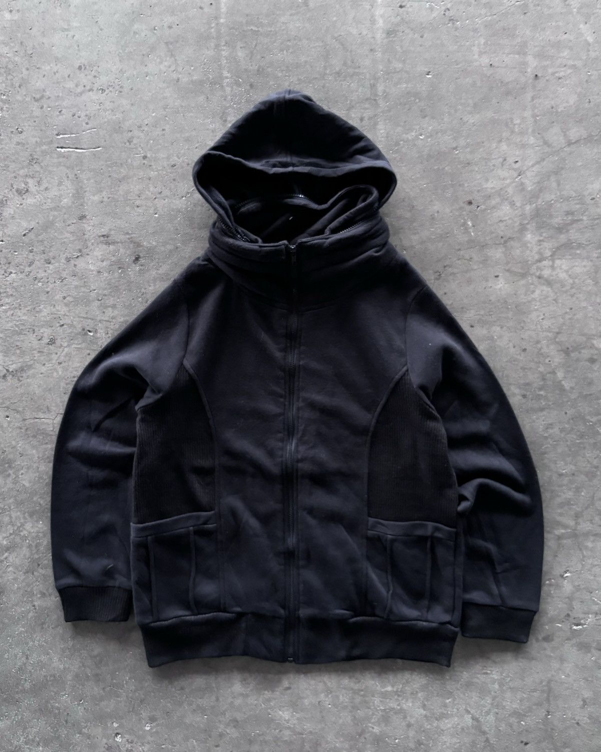If Six Was Nine 2000s Shoo La Rue Bono Black Hoodie Size US L / EU 52-54 / 3 - 5 Thumbnail