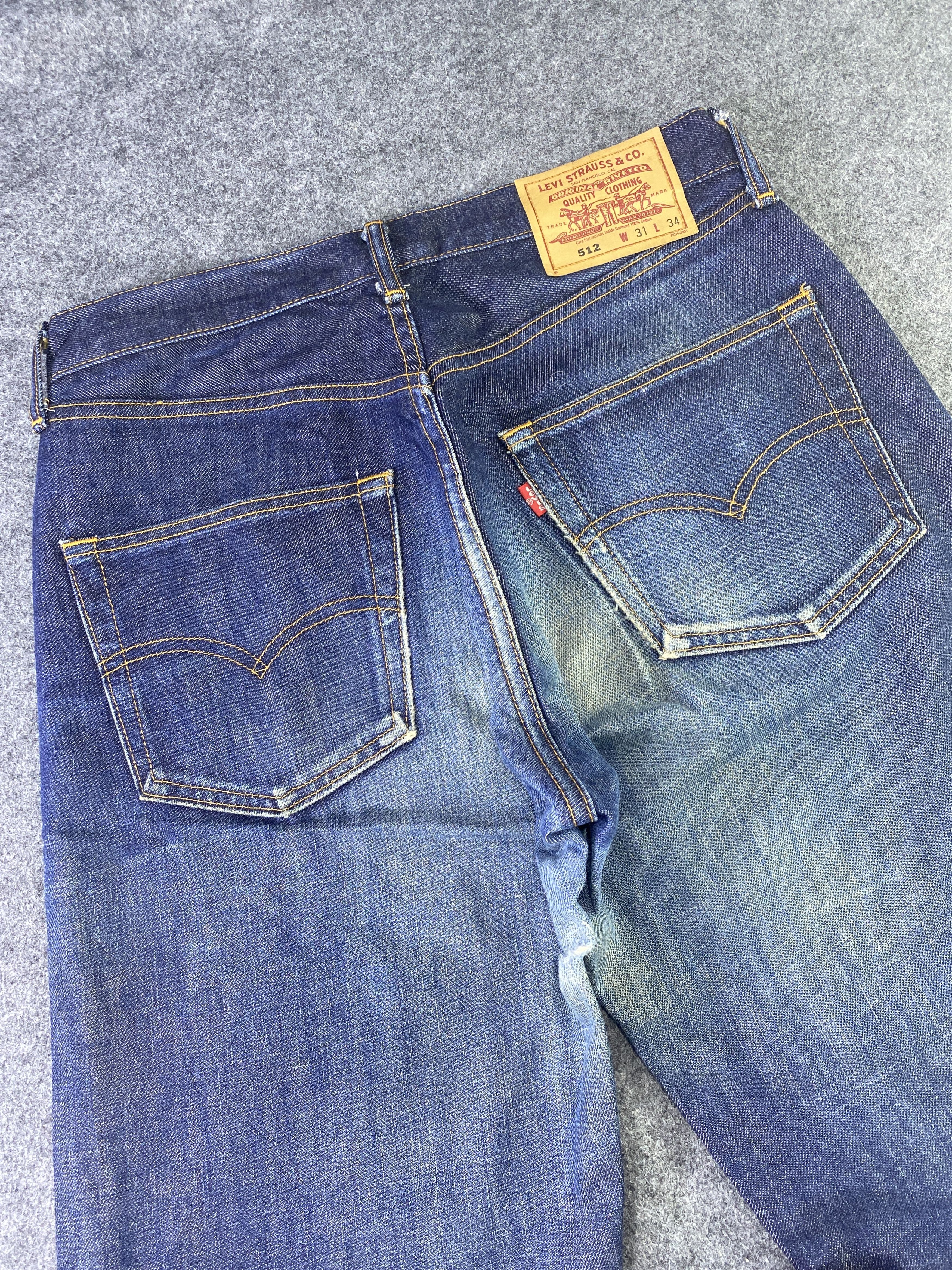 Levi's Vintage Levi's 512 Blue Wash Jeans - J913 Size US 31 - 5 Thumbnail