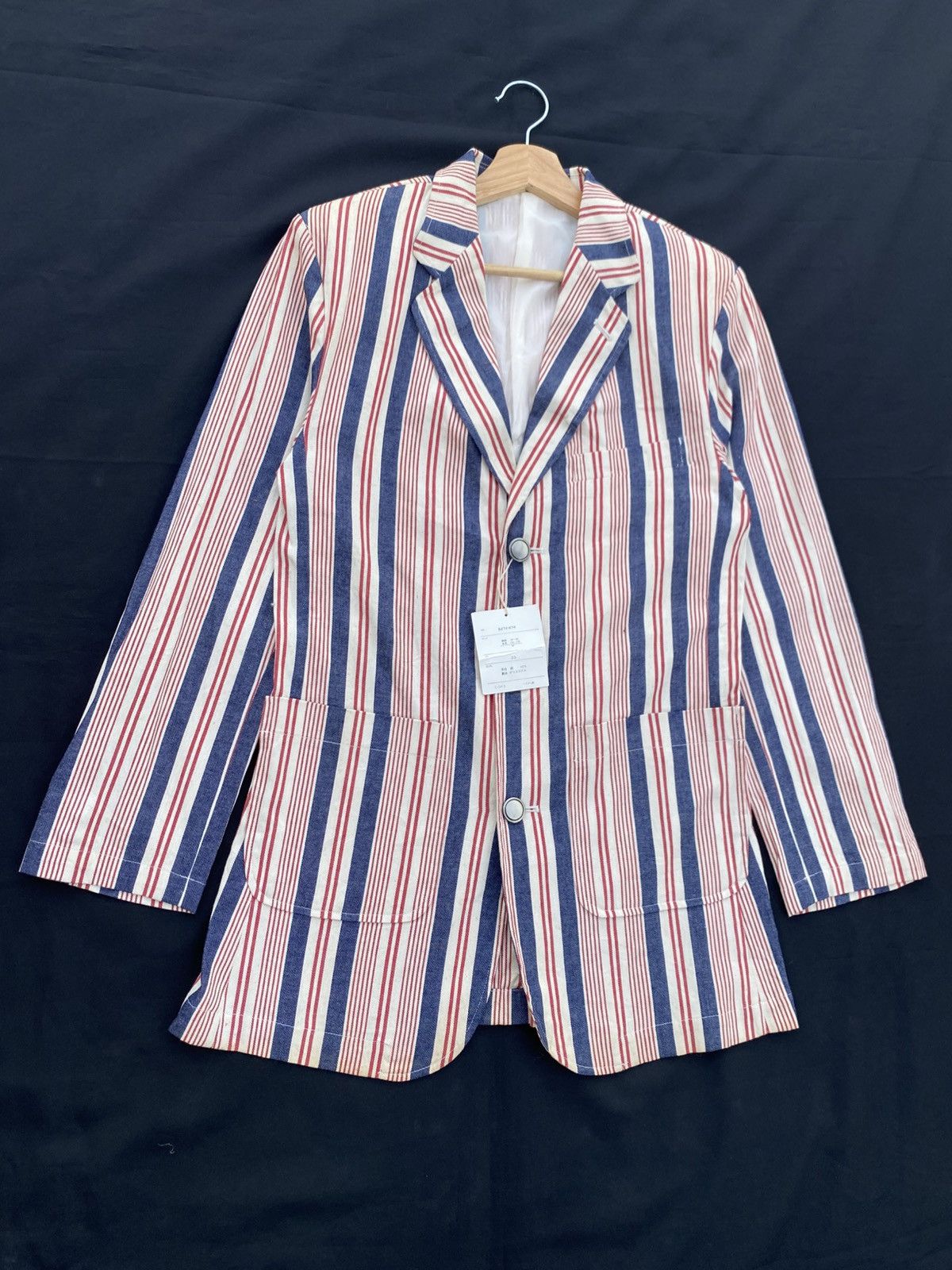 Japanese Brand Rare VINTAGE Creation Cube Red Blue Jacket Size US M / EU 48-50 / 2 - 2 Thumbnail