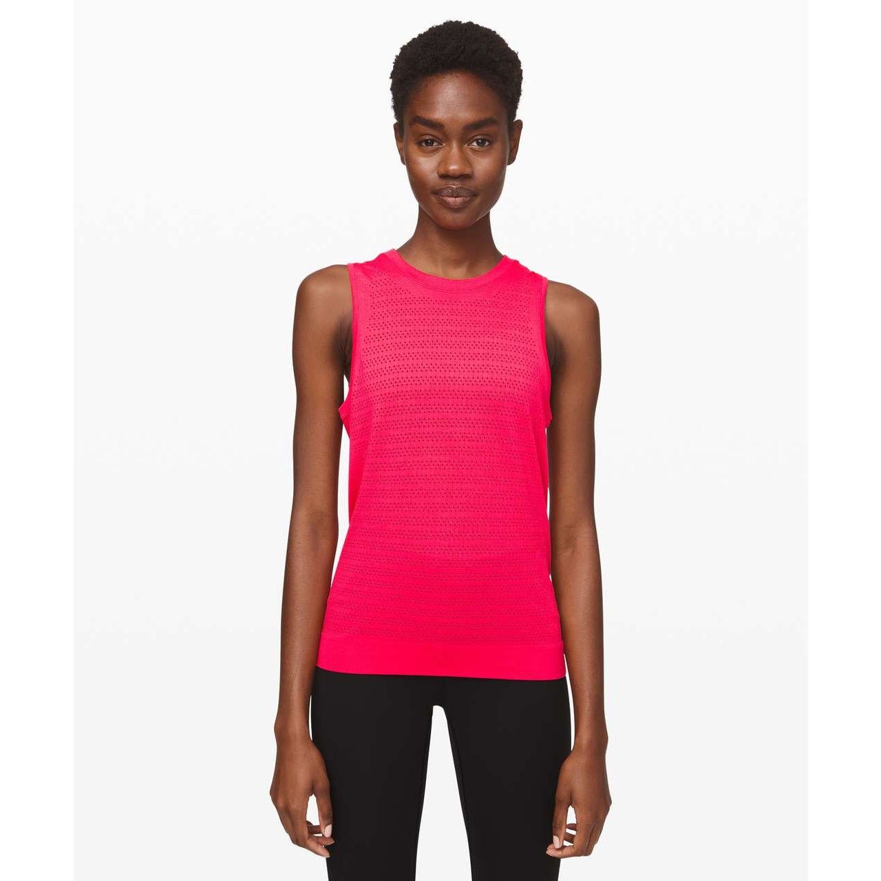 Lululemon Lululemon Breeze By Muscle Tank II *Squad Heartthrob Size 8 Size M / US 6-8 / IT 42-44 - 1 Thumbnail