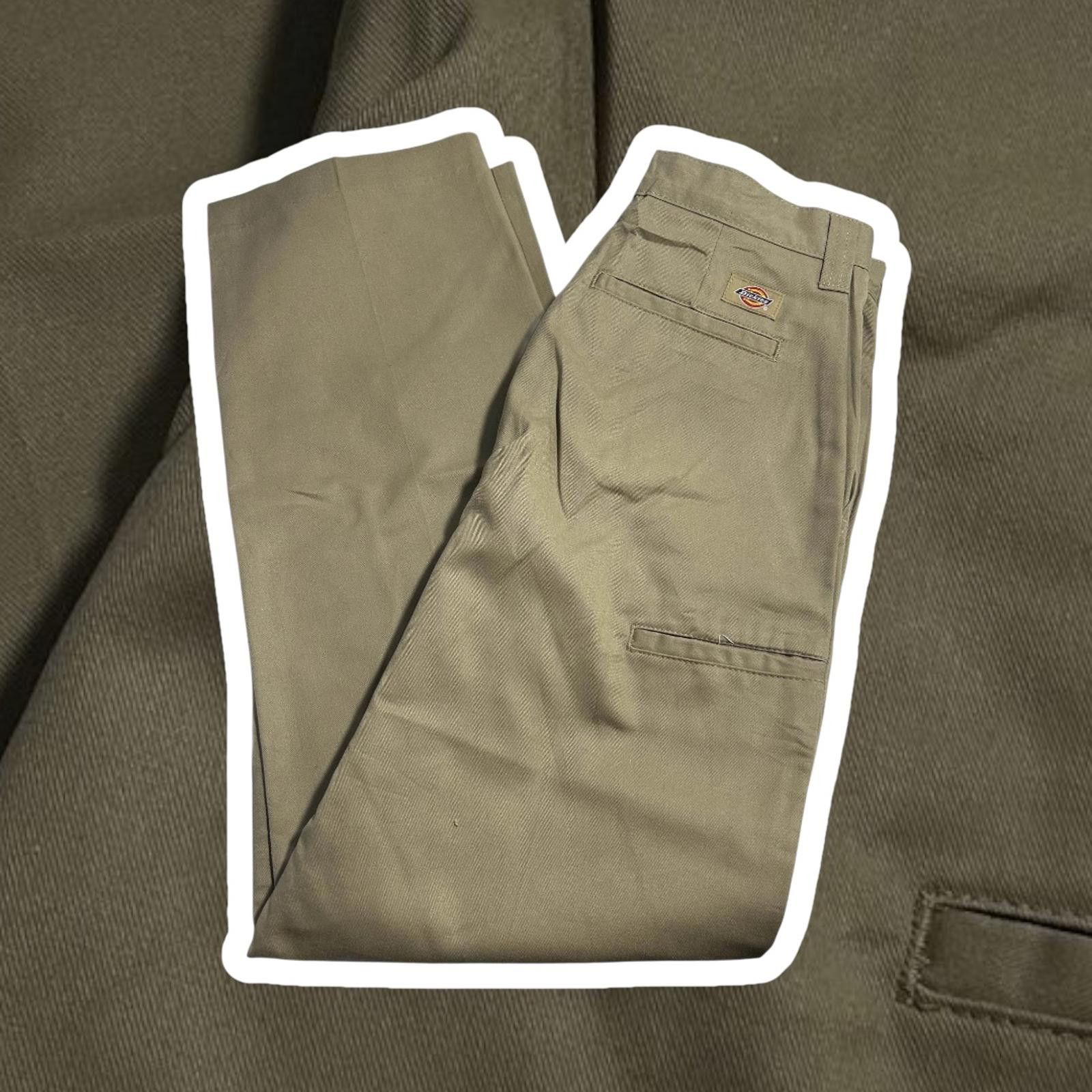 Dickies Dickies Men's Work Pants - Durable Khaki Trousers Size US 30 / EU 46 - 1 Thumbnail