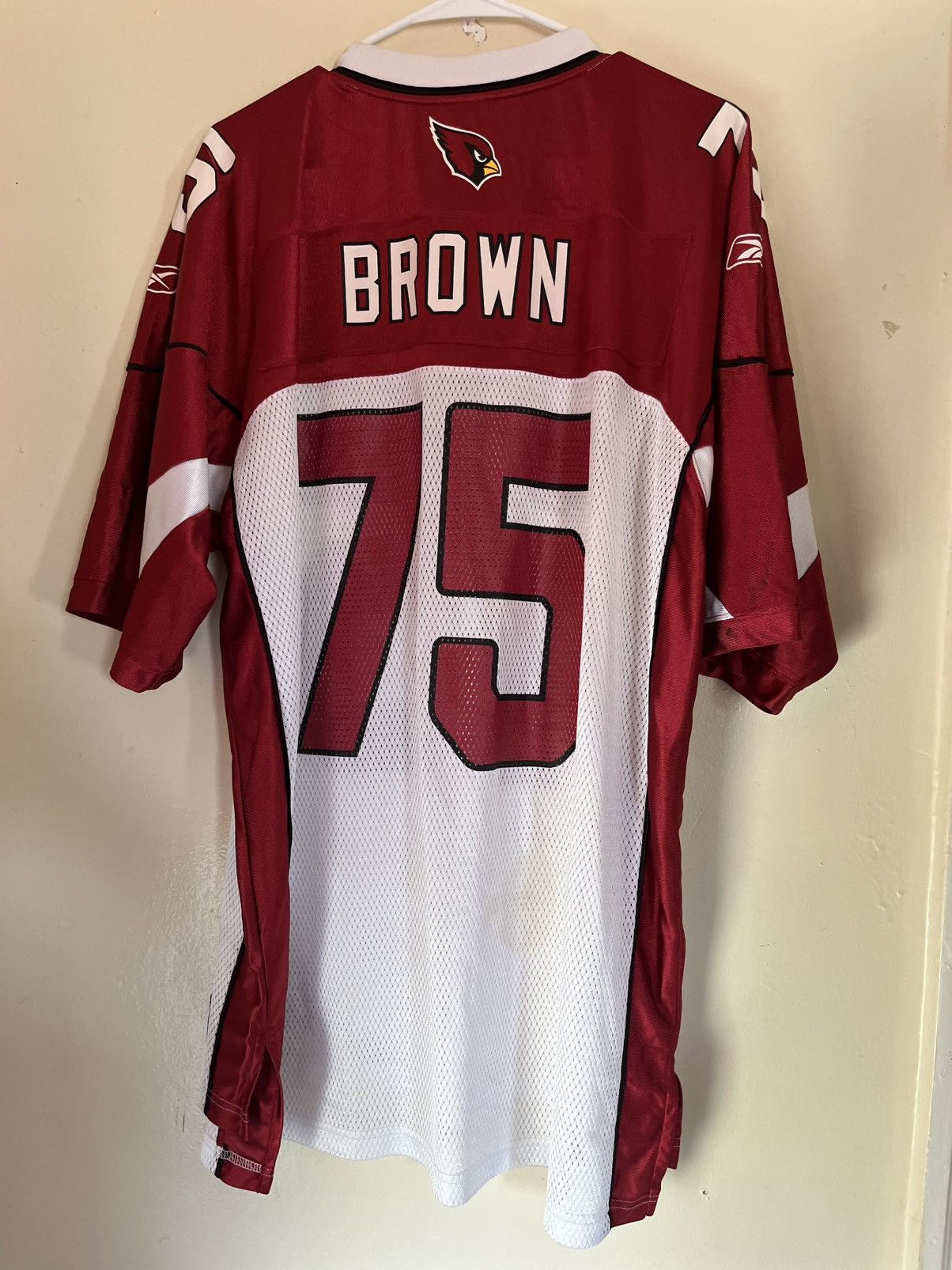Reebok y2k 2007 - 2009 levi brown arizona cardinals nfl football Size US L / EU 52-54 / 3 - 4 Thumbnail