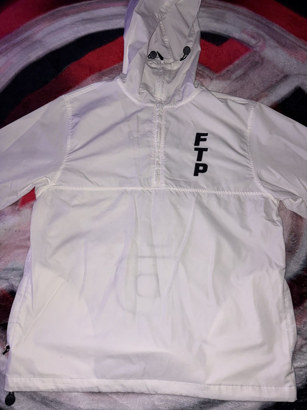 Other FTP White Windbreaker Size US L / EU 52-54 / 3 - 2 Thumbnail